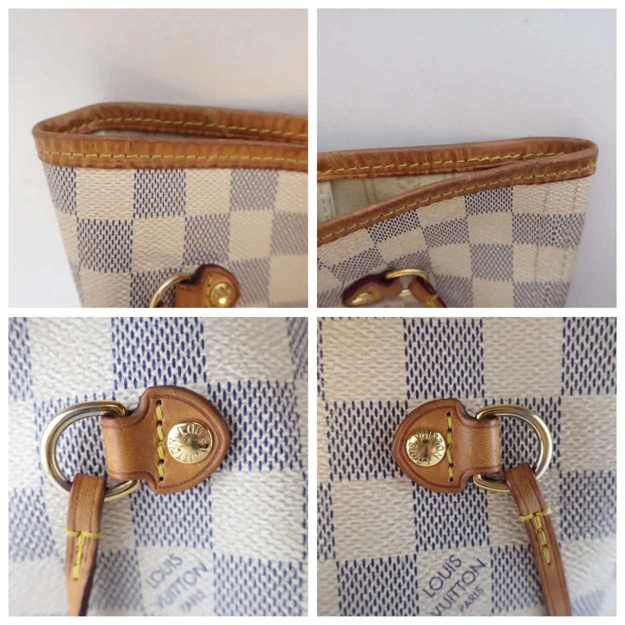 Louis Vuitton Damier Azur Neverfull MM Shoulder bag - Image 39