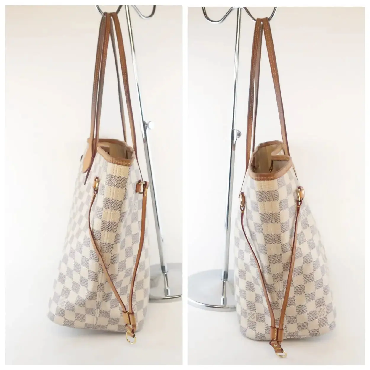 Louis Vuitton Damier Azur Neverfull MM Shoulder bag - Image 5