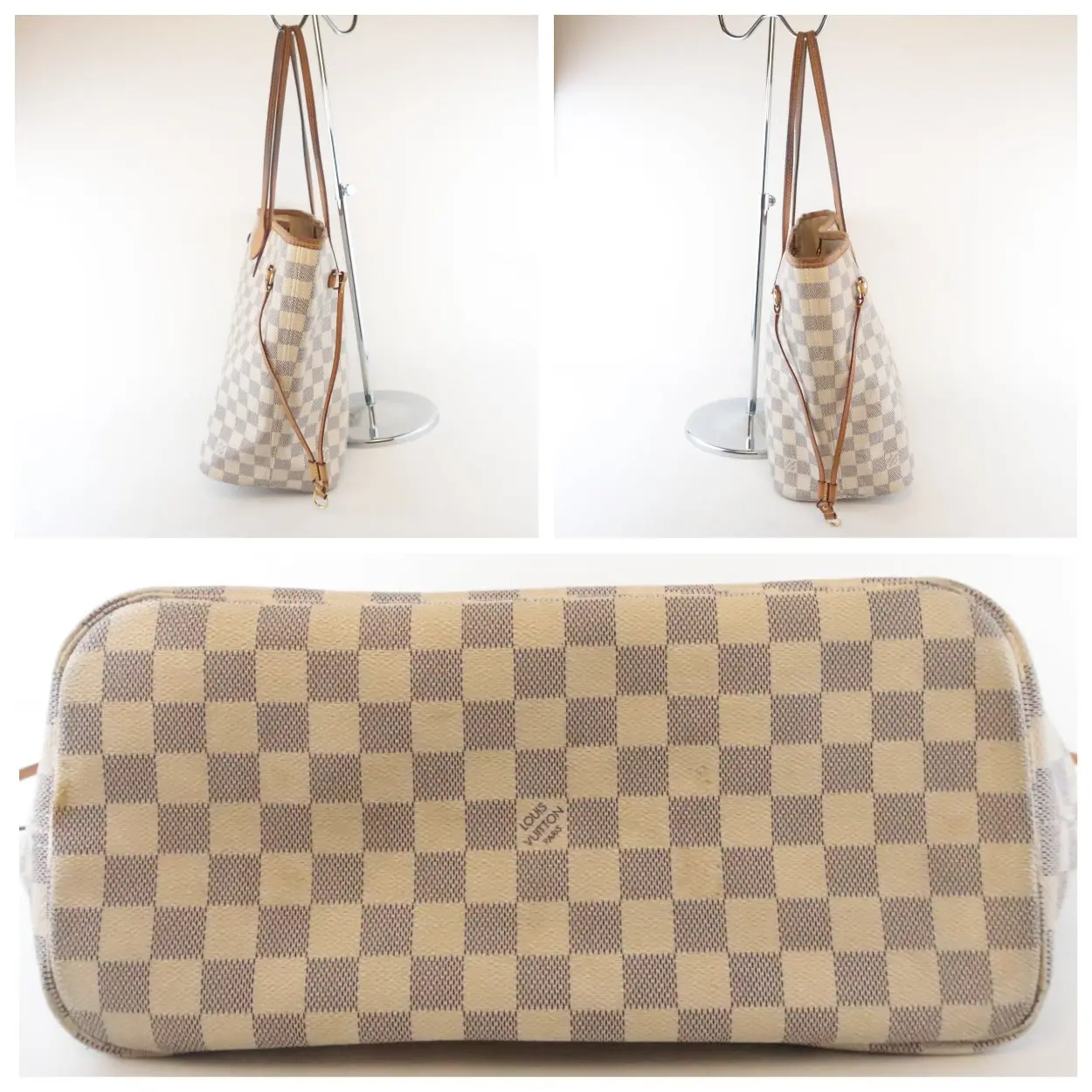 Louis Vuitton Damier Azur Neverfull MM Shoulder bag - Image 7