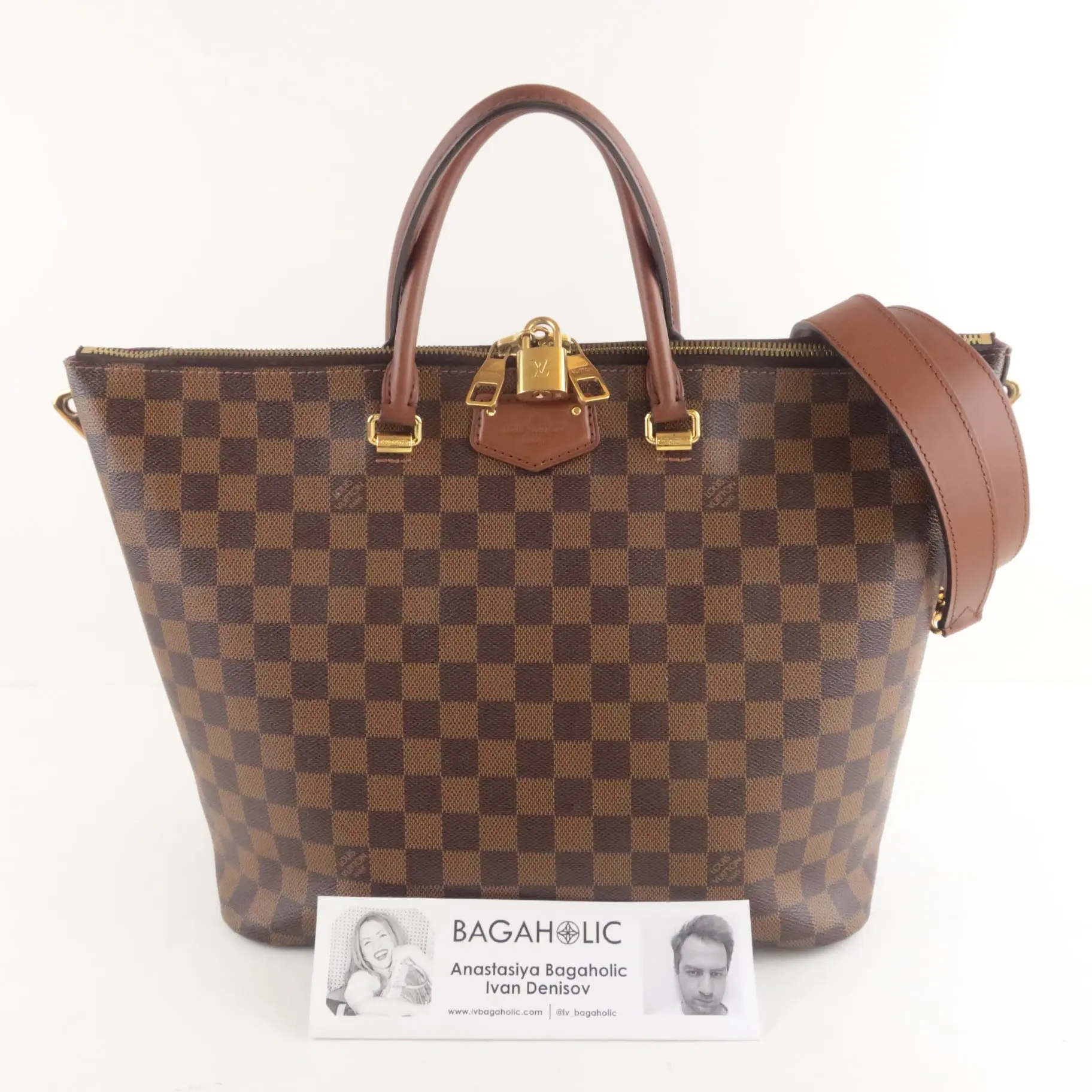 Louis Vuitton Belmont Damier Ebene Shoulder Bag - Image 3