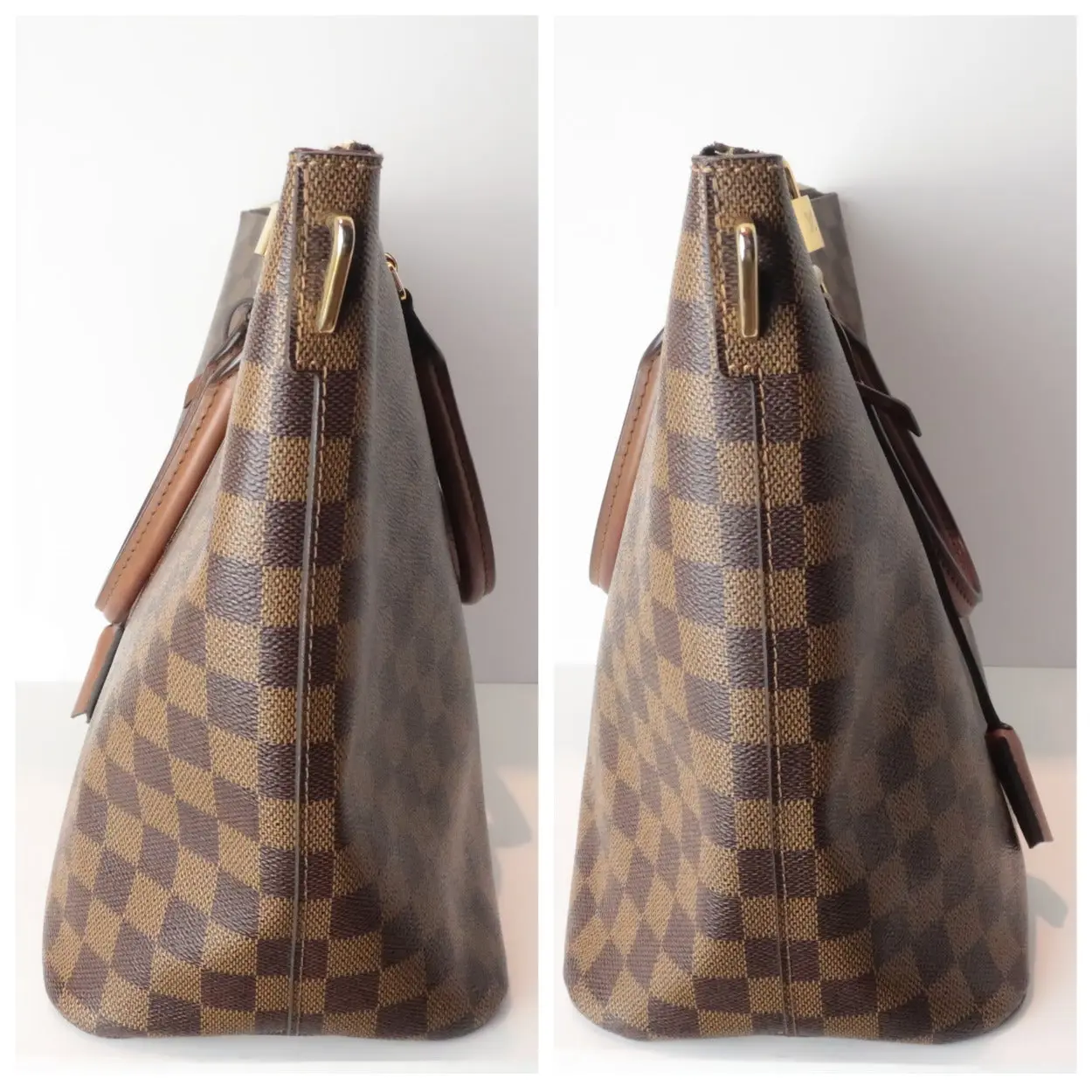 Louis Vuitton Damier Ebene Belmont Tote - Image 15
