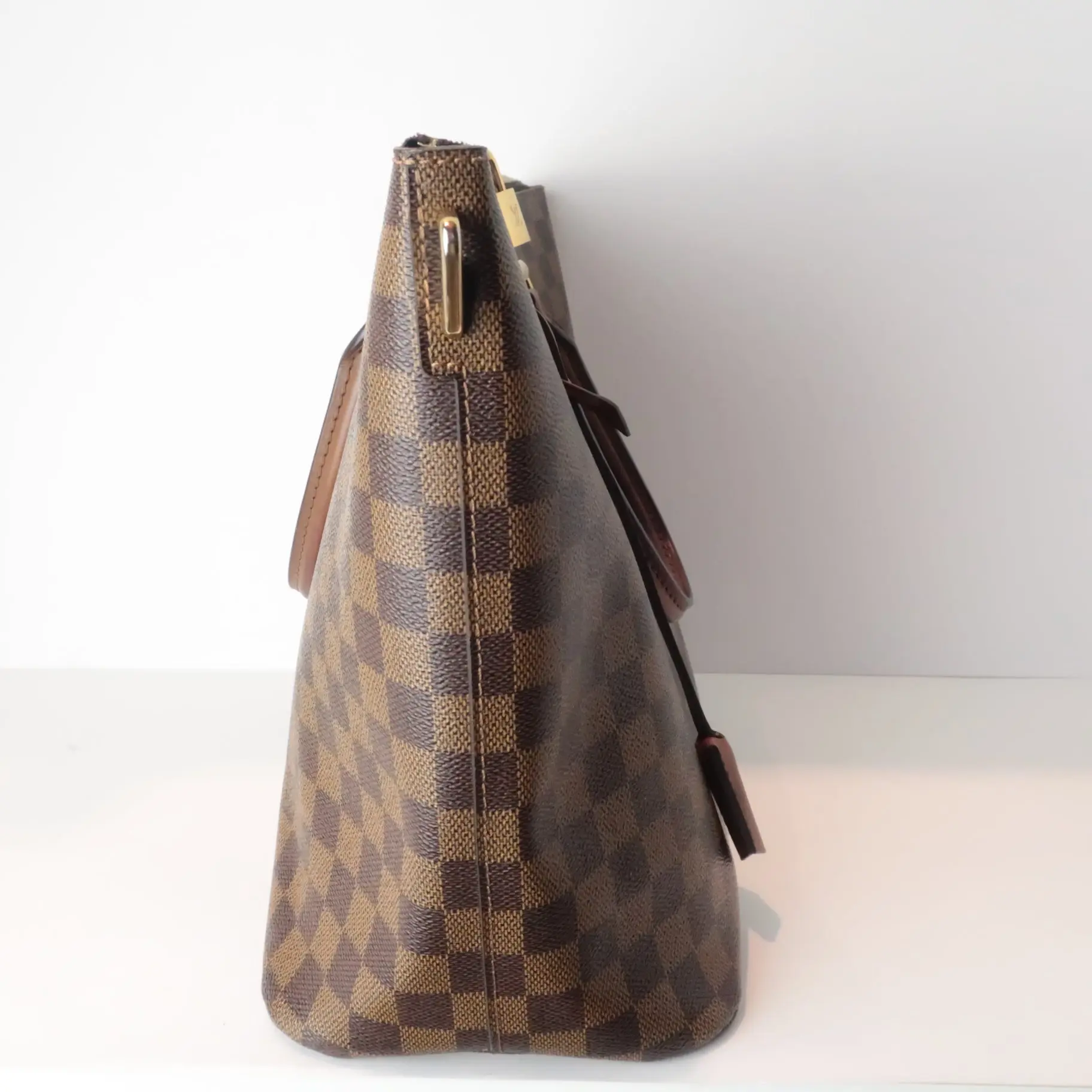 Louis Vuitton Damier Ebene Belmont Tote - Image 6