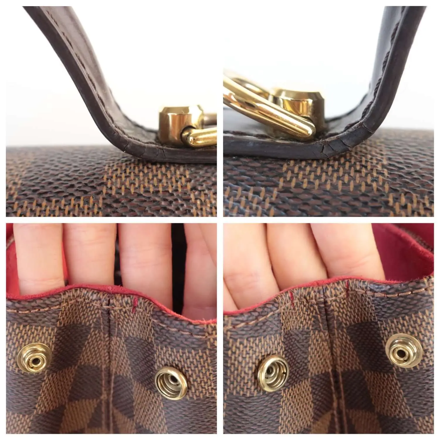 Louis Vuitton Damier Ebene Bergamo GM shoulder bag - Image 12