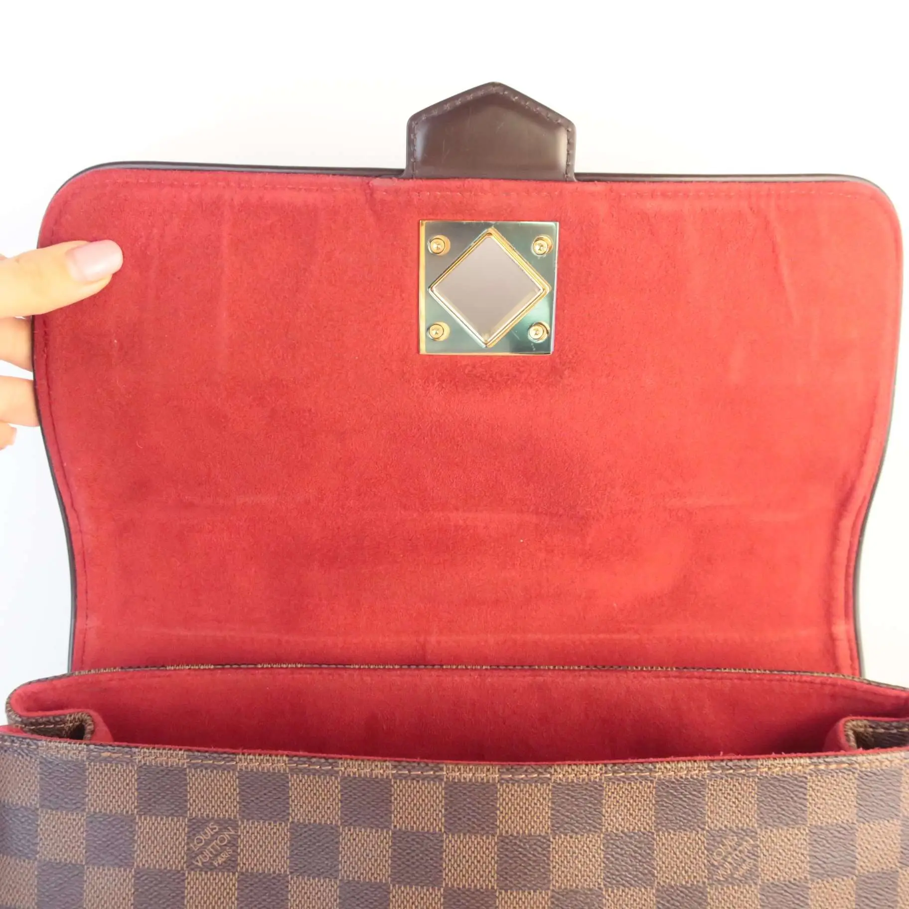 Louis Vuitton Damier Ebene Bergamo GM shoulder bag - Image 8