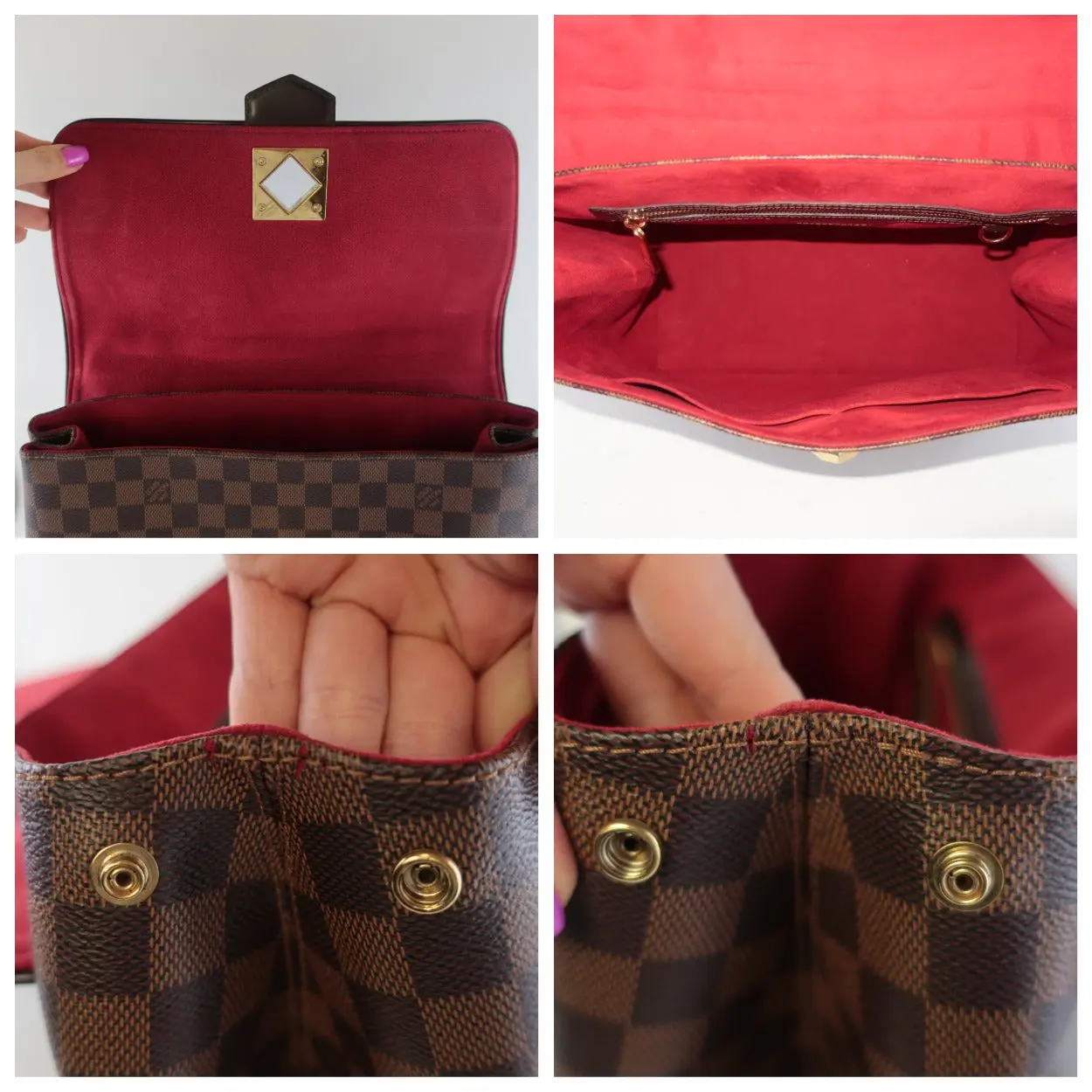 Louis Vuitton Large Damier Ebene Bergamo GM bag - Image 11