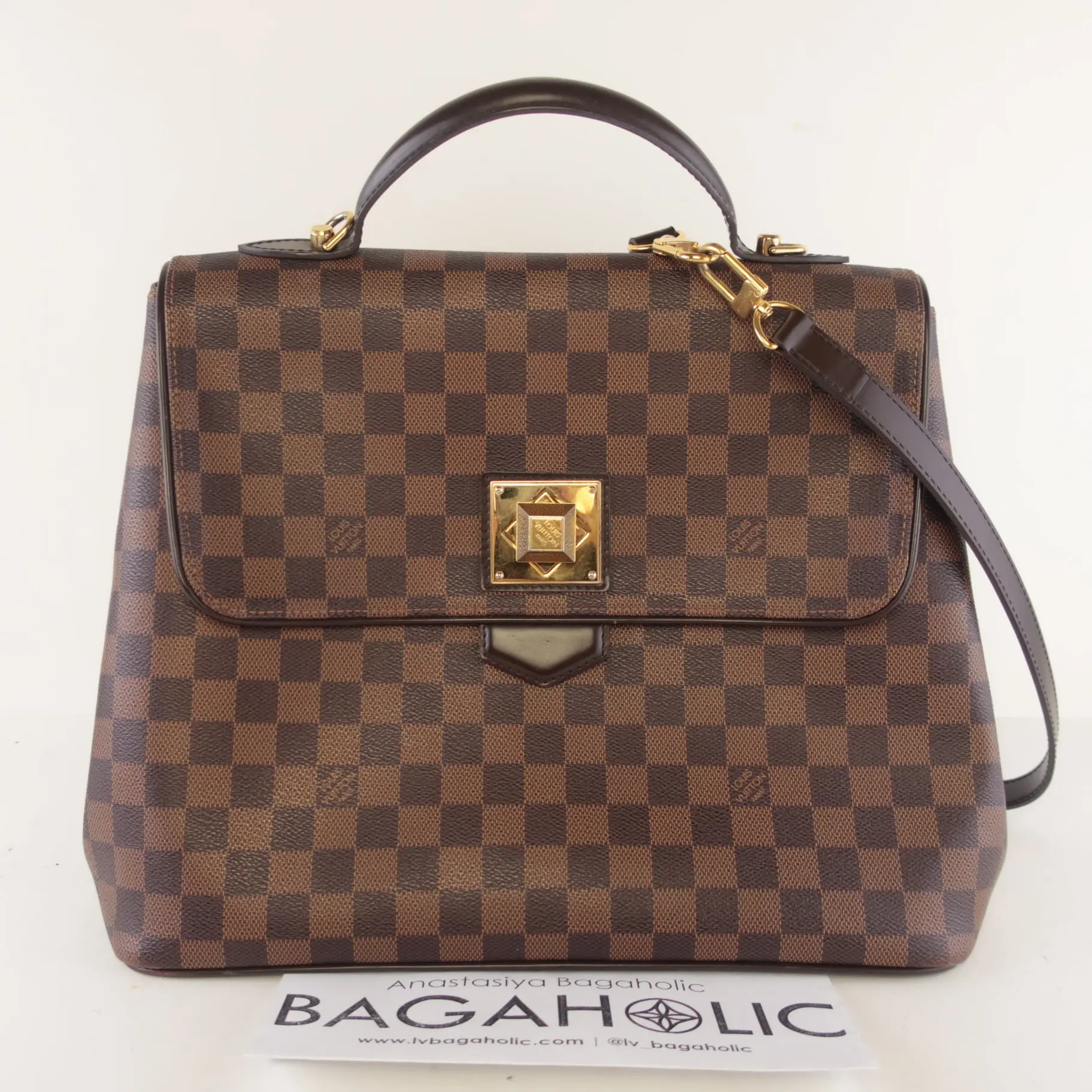 Louis Vuitton Large Damier Ebene Bergamo GM bag - Image 3