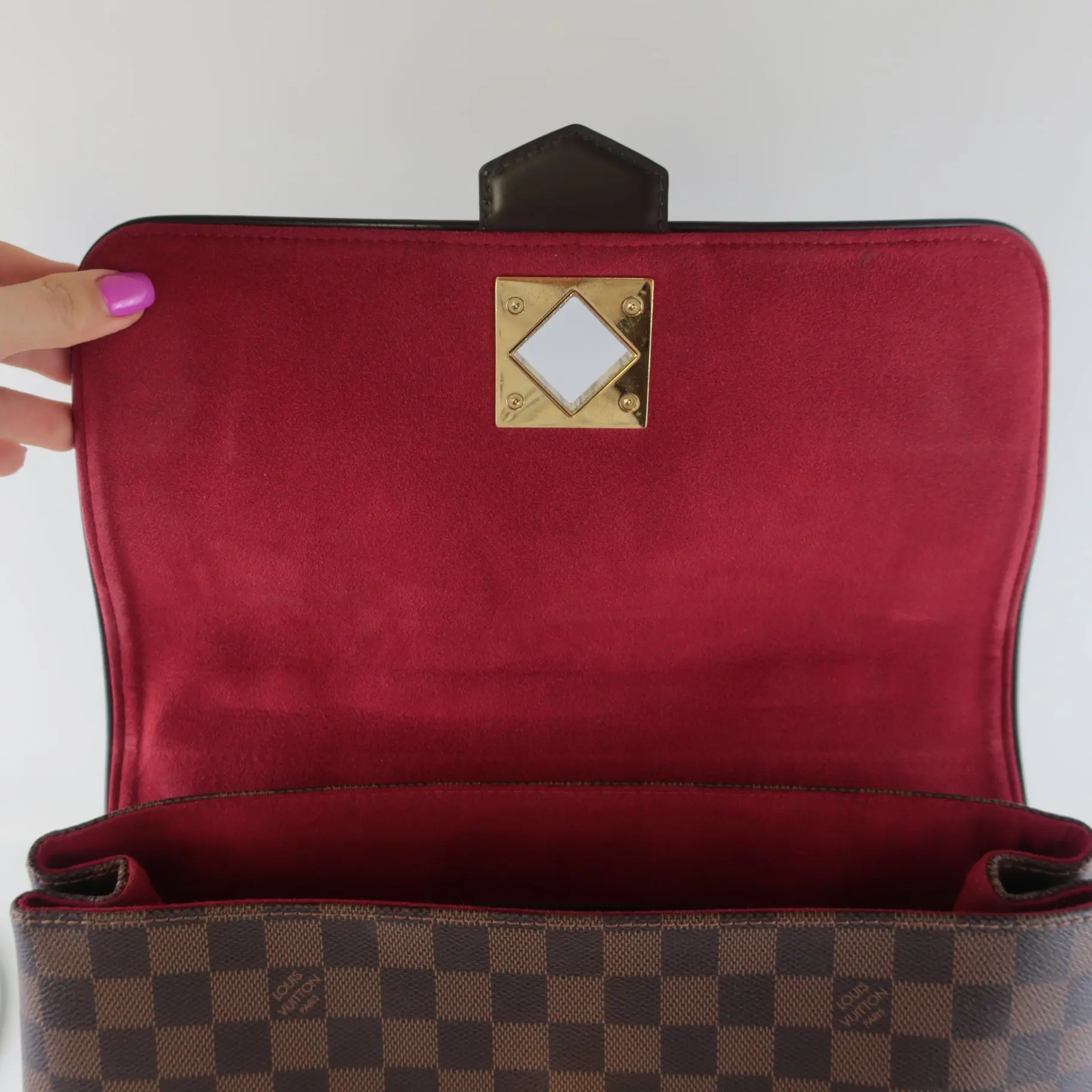 Louis Vuitton Large Damier Ebene Bergamo GM bag - Image 8