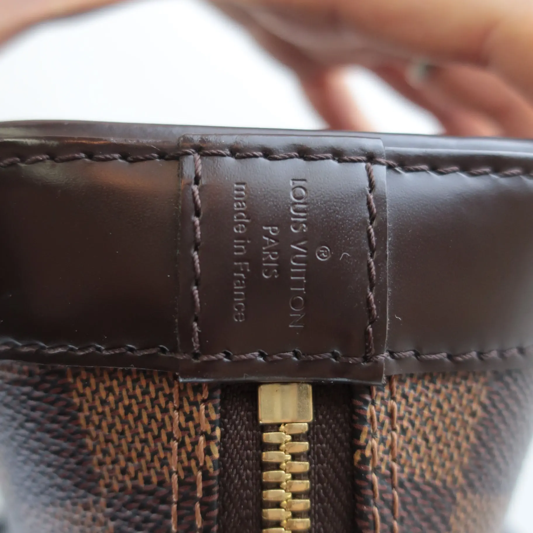 Louis Vuitton Damier Ebene Canvas Alma BB Bag - Image 9