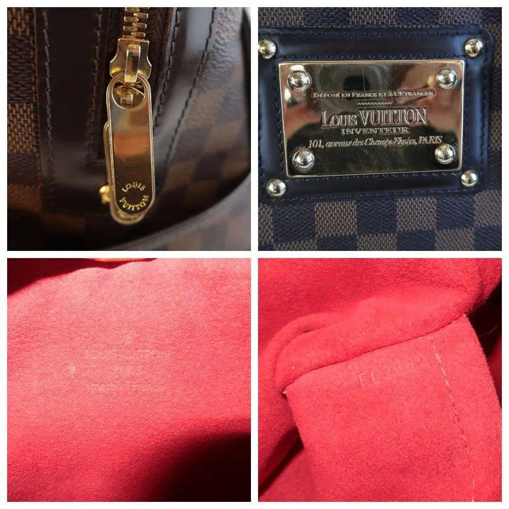 Louis Vuitton Damier Ebene Canvas Berkeley Handbag - Image 11