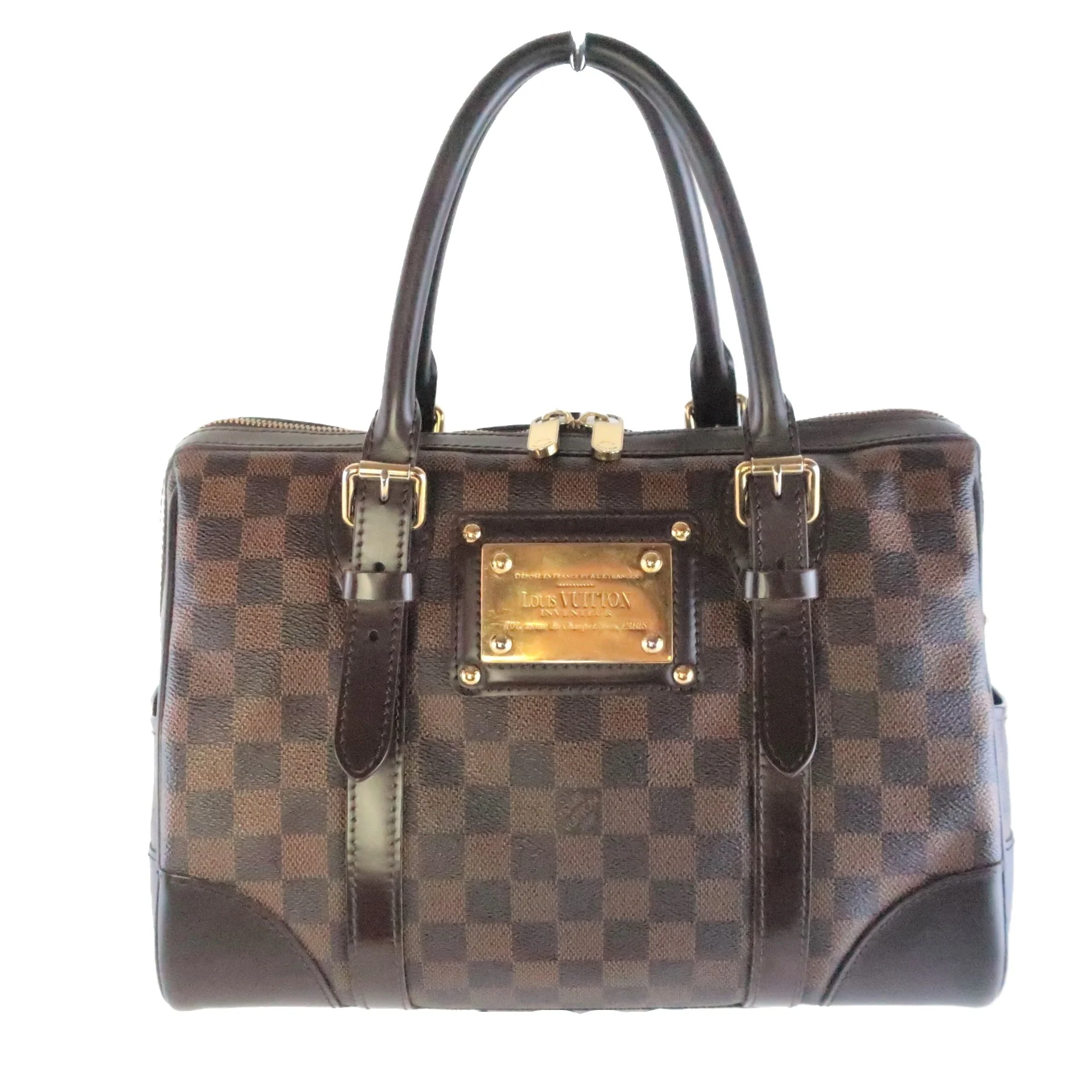 Louis Vuitton Damier Ebene Canvas Berkeley Handbag - Image 2