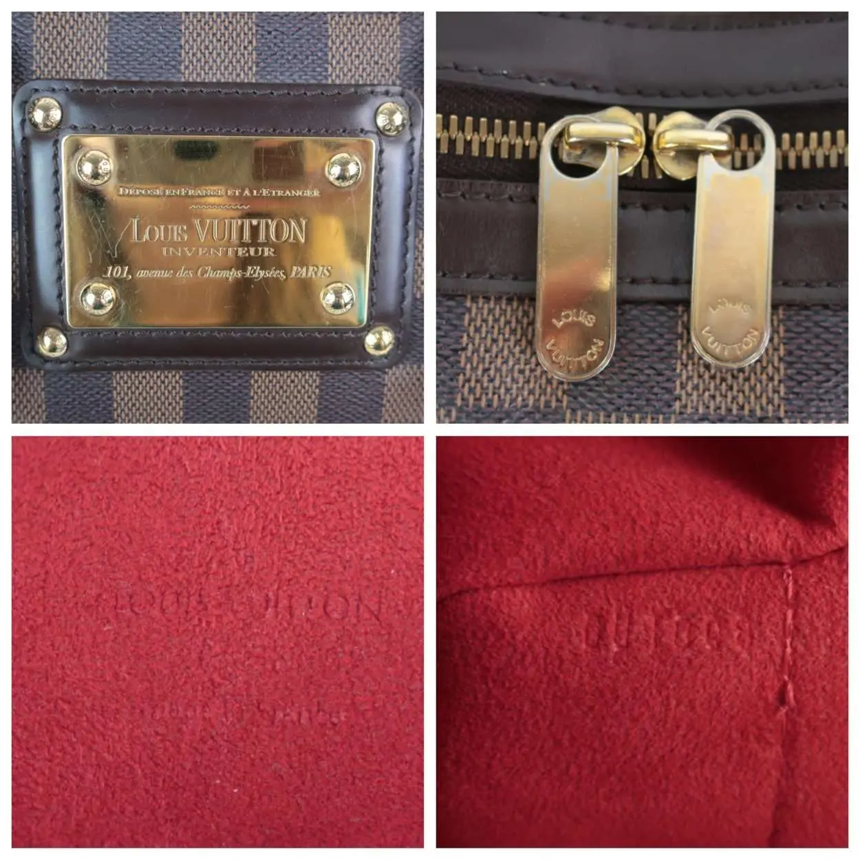 Louis Vuitton Damier Ebene Berkeley Bag - Image 7