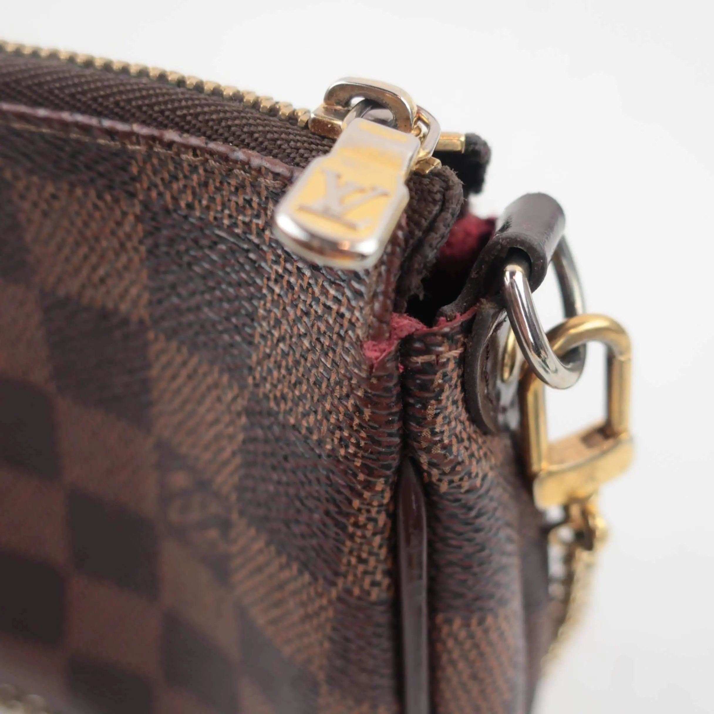 Louis Vuitton Damier Ebene Canvas Eva Clutch Bag - Image 16