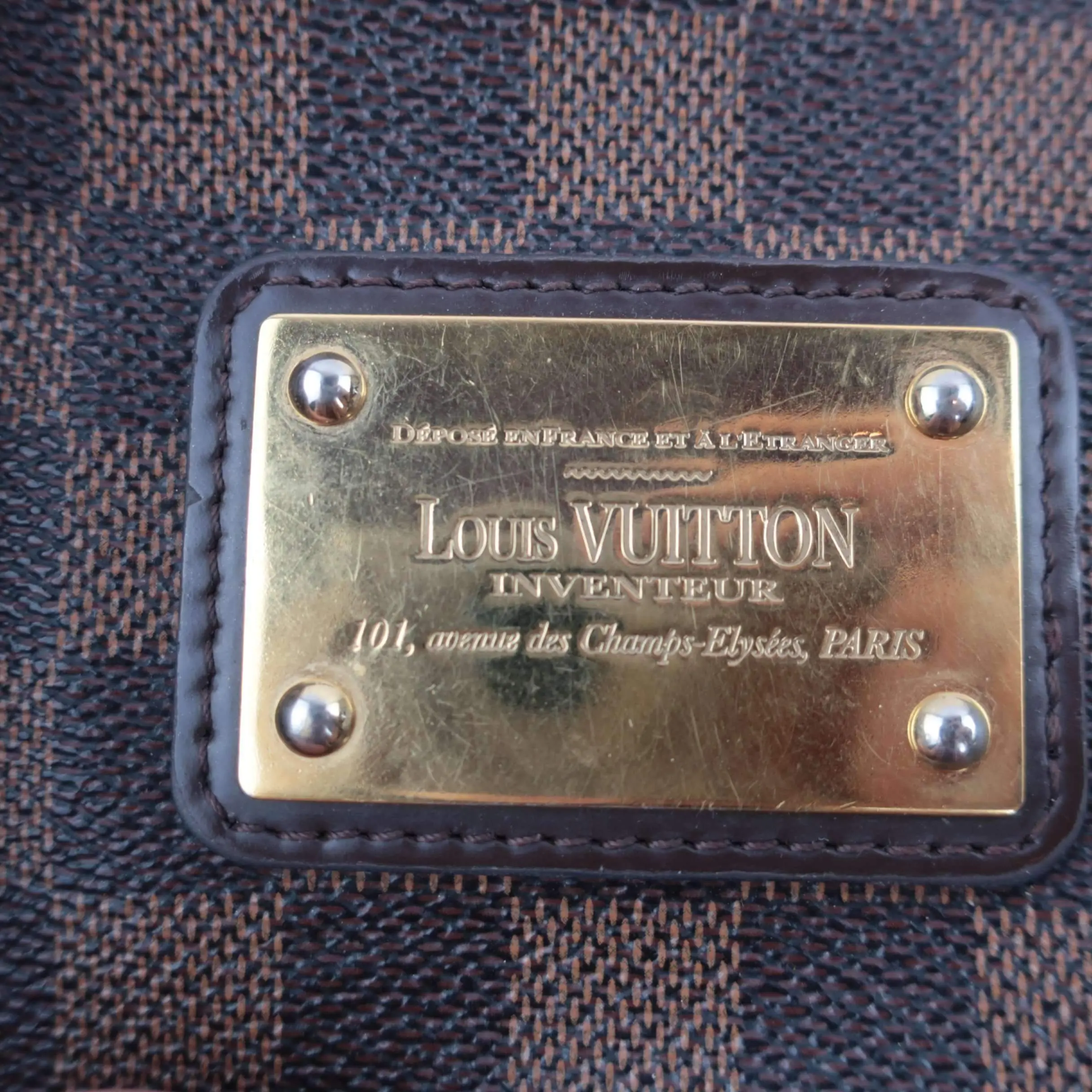 Louis Vuitton Damier Ebene Canvas Eva Clutch Bag - Image 30