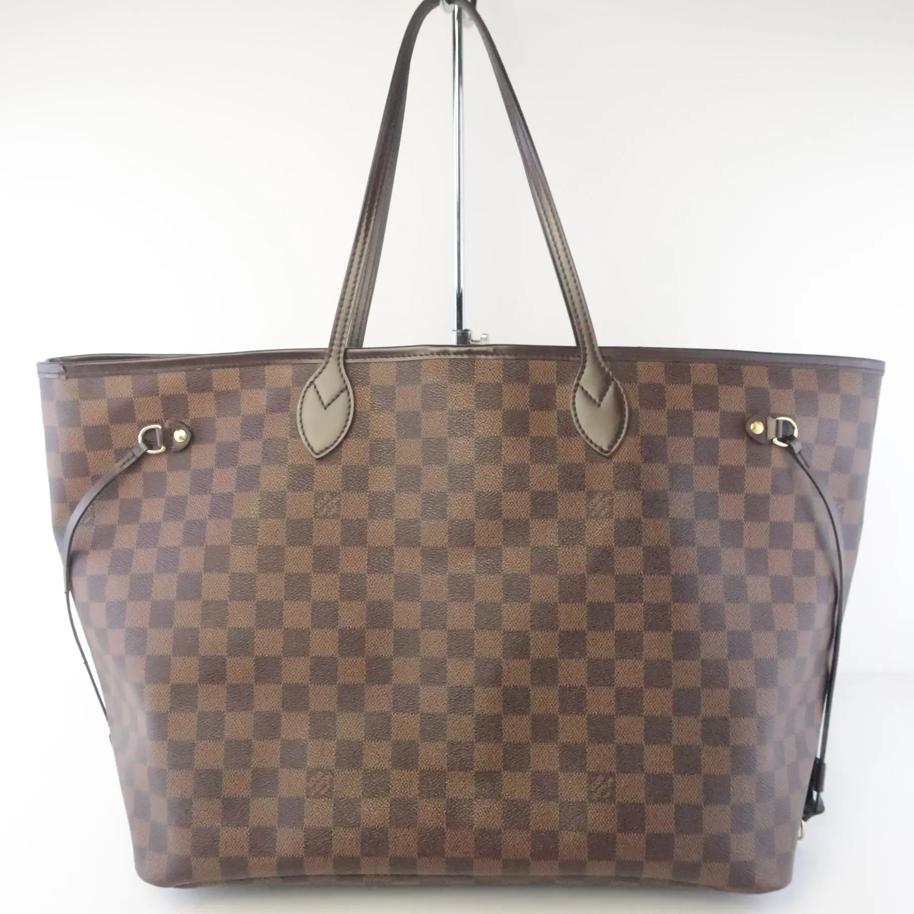 Louis Vuitton Damier Ebene Canvas Neverfull GM Shoulder Bag - Image 4