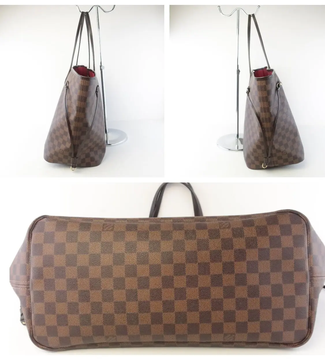 Louis Vuitton Damier Ebene Canvas Neverfull GM Shoulder Bag - Image 5