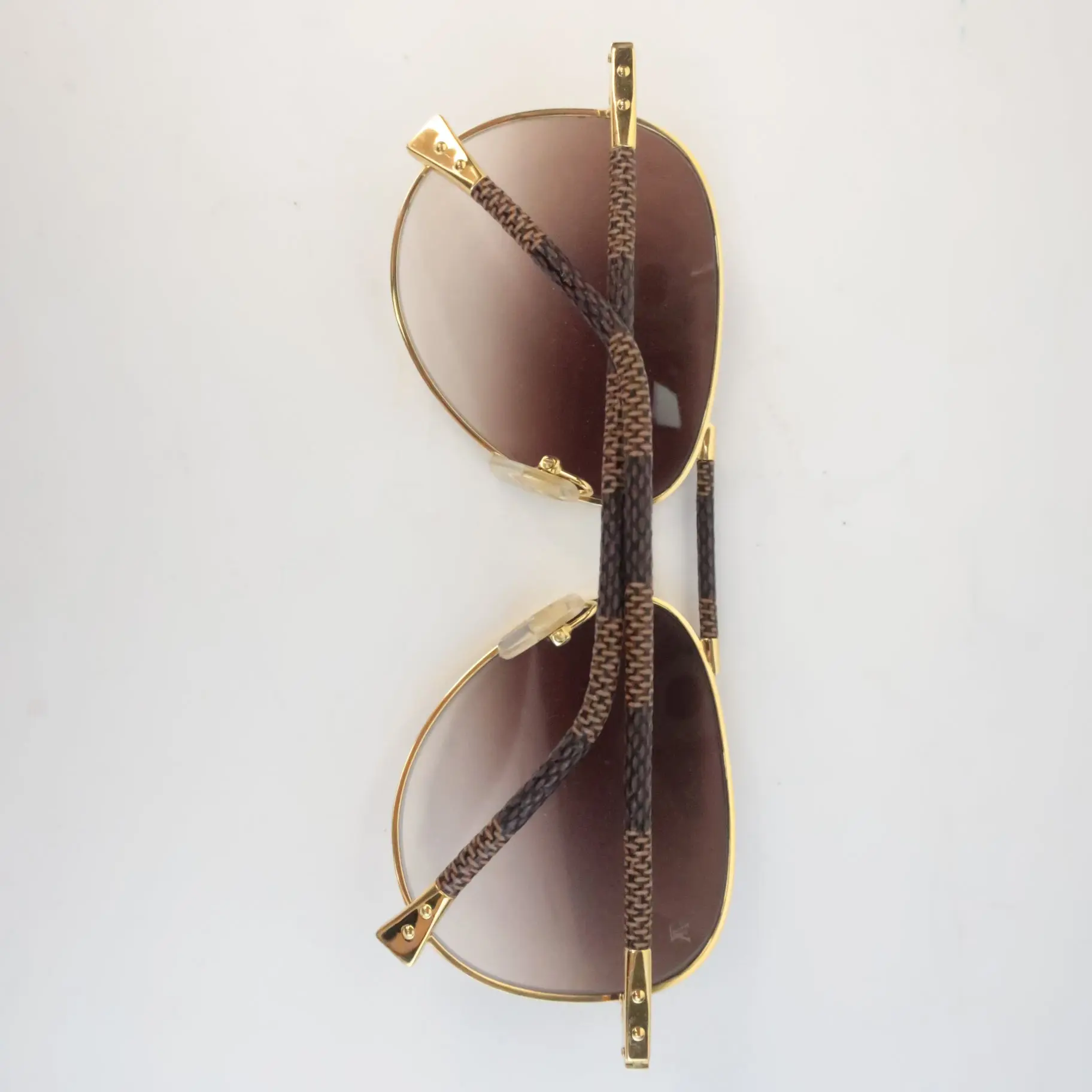 Louis Vuitton Damier Ebene Conspiration Pilote Sunglasses - Image 5