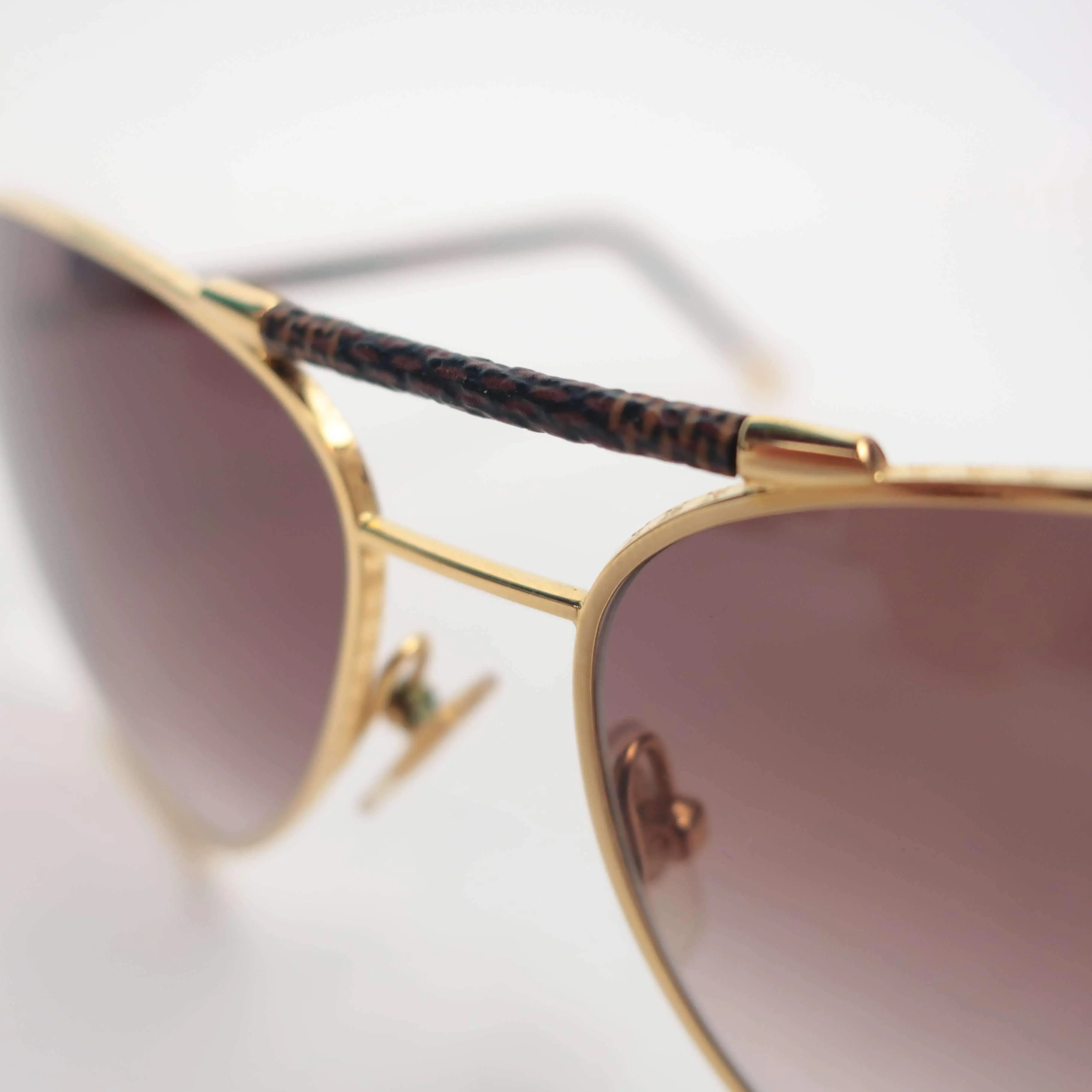 Louis Vuitton Damier Ebene Conspiration Pilote Sunglasses - Image 10