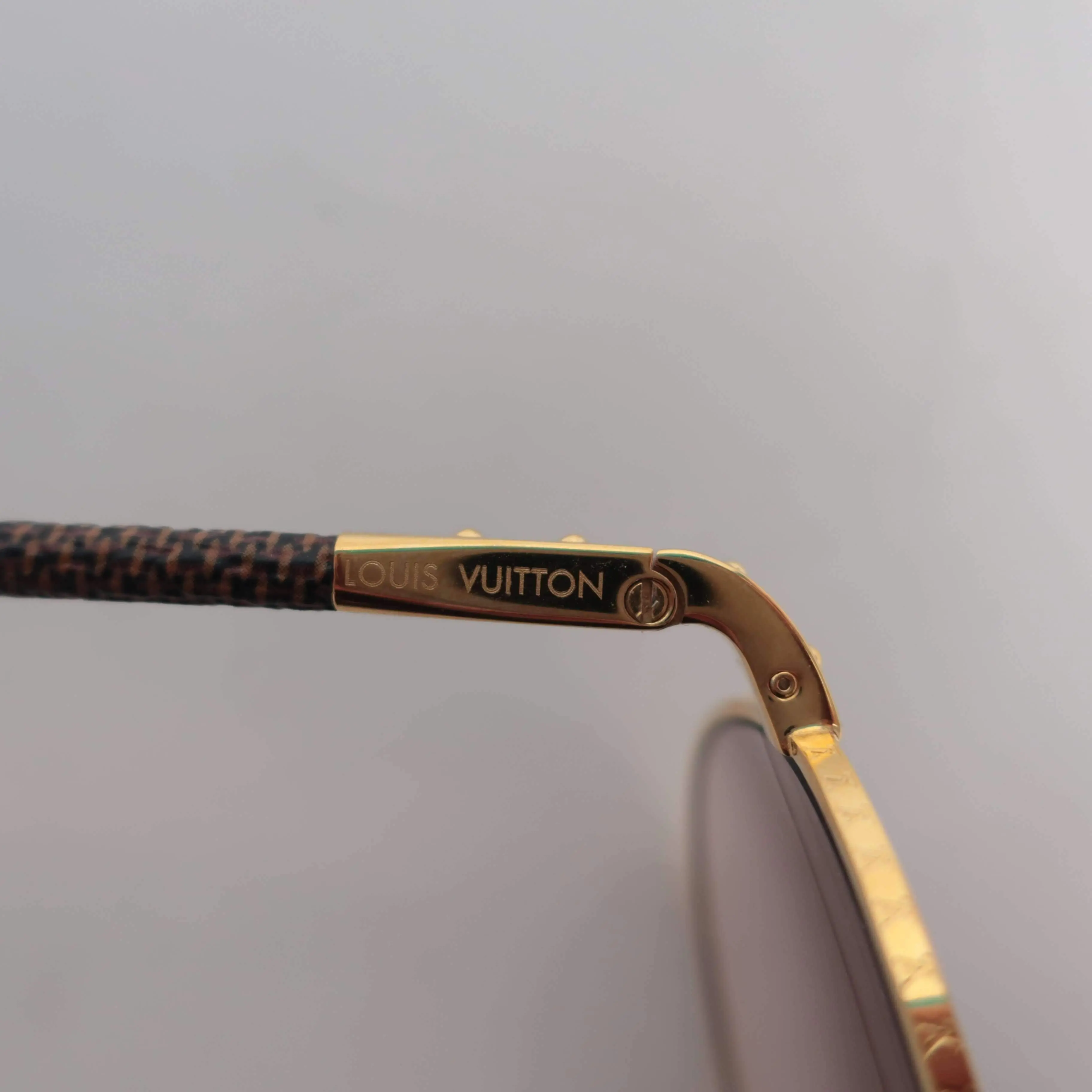 Louis Vuitton Damier Ebene Conspiration Pilote Sunglasses - Image 11