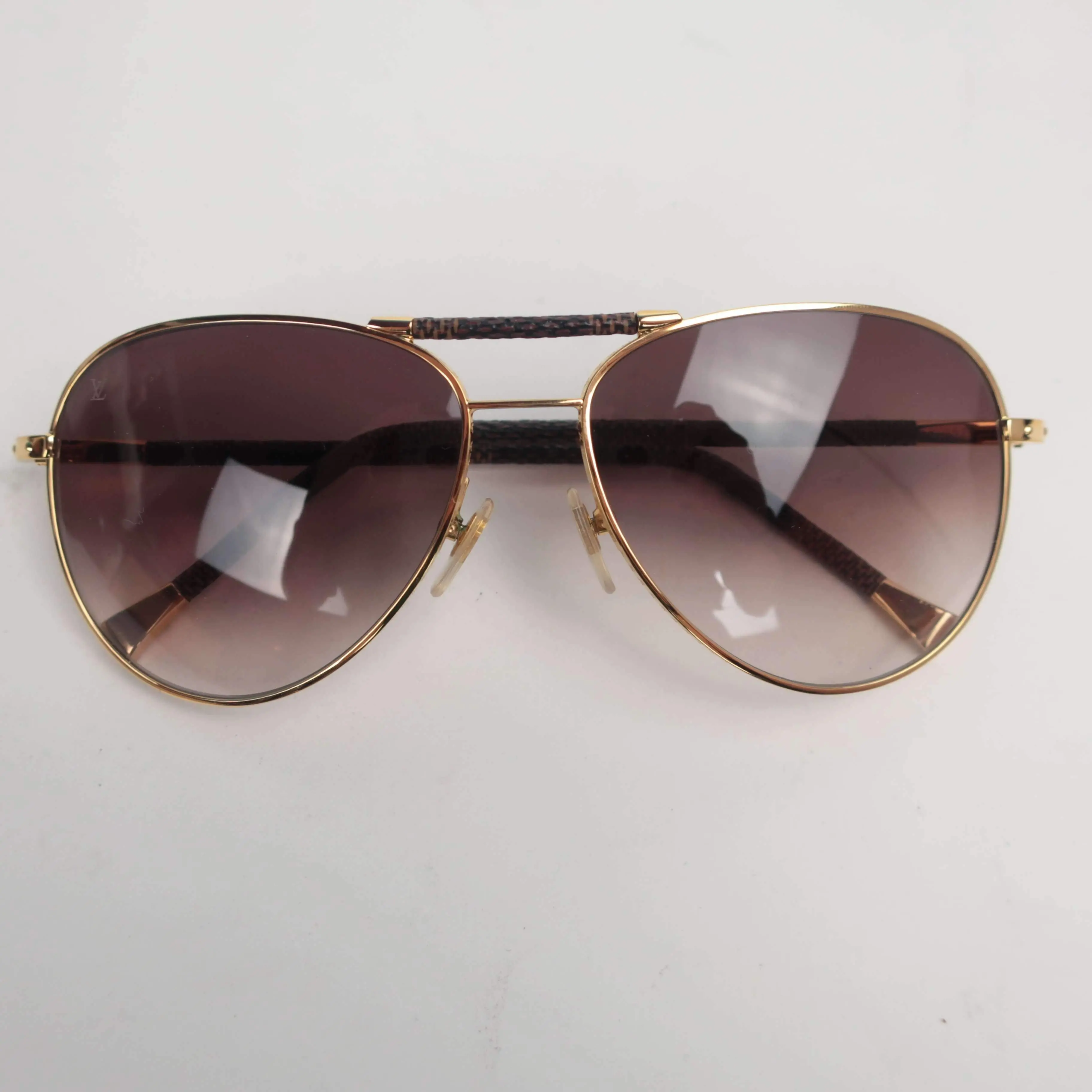 Louis Vuitton Damier Ebene Conspiration Pilote Sunglasses - Image 3