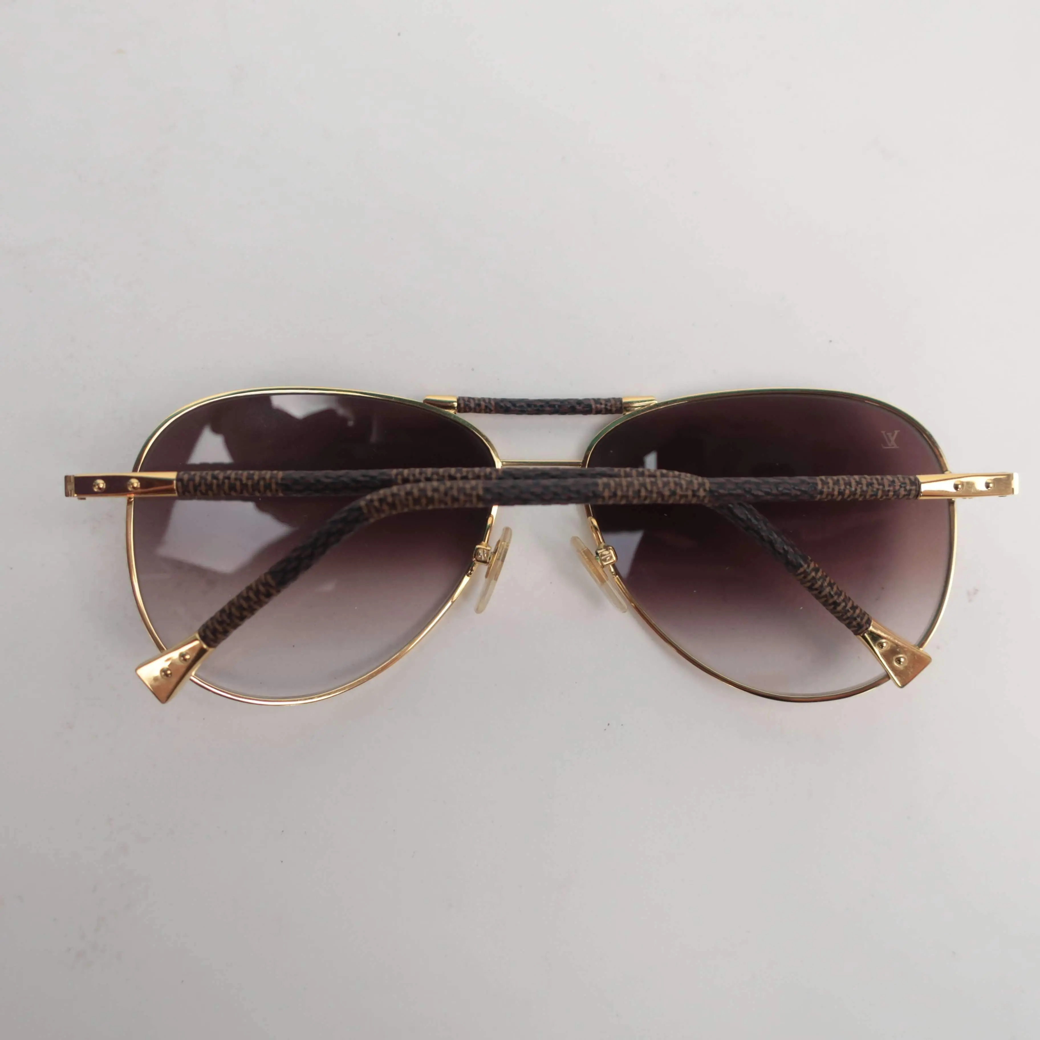 Louis Vuitton Damier Ebene Conspiration Pilote Sunglasses - Image 4