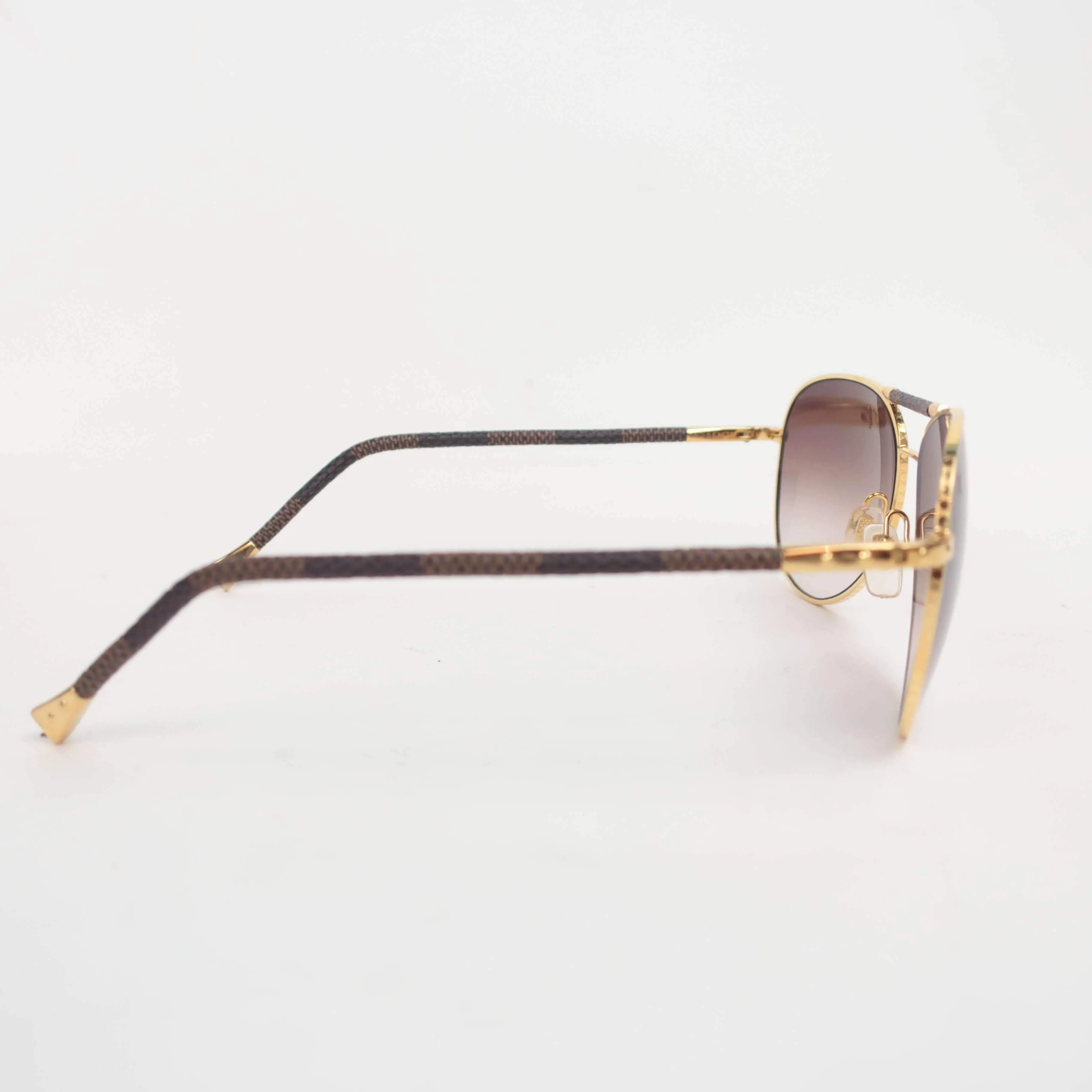 Louis Vuitton Damier Ebene Conspiration Pilote Sunglasses - Image 6