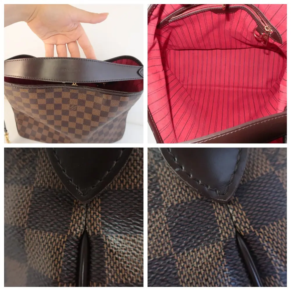 Louis Vuitton Damier Ebene Delightful PM Shoulder Bag - Image 11
