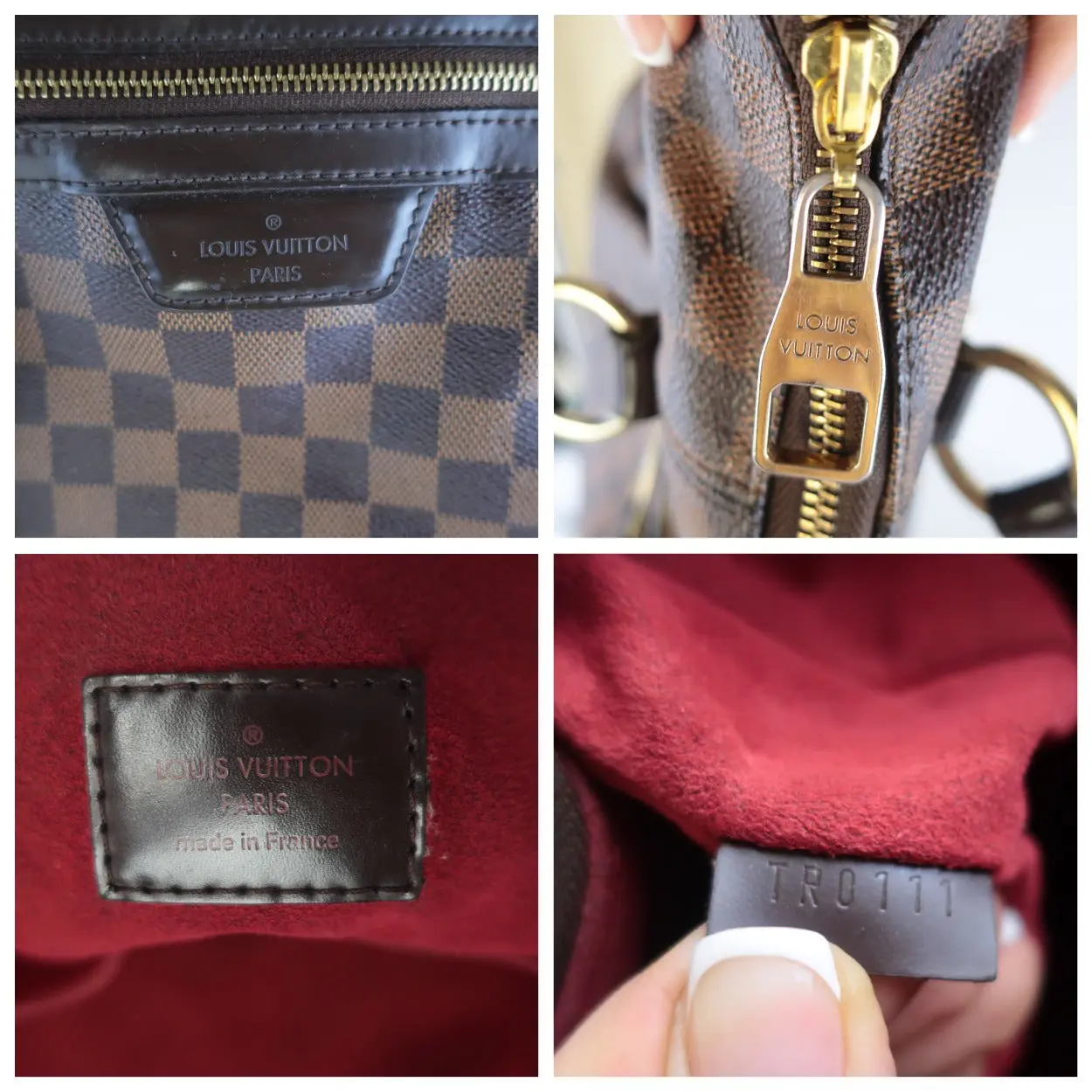 Louis Vuitton Damier Ebene Evora GM Shoulder Bag - Image 11
