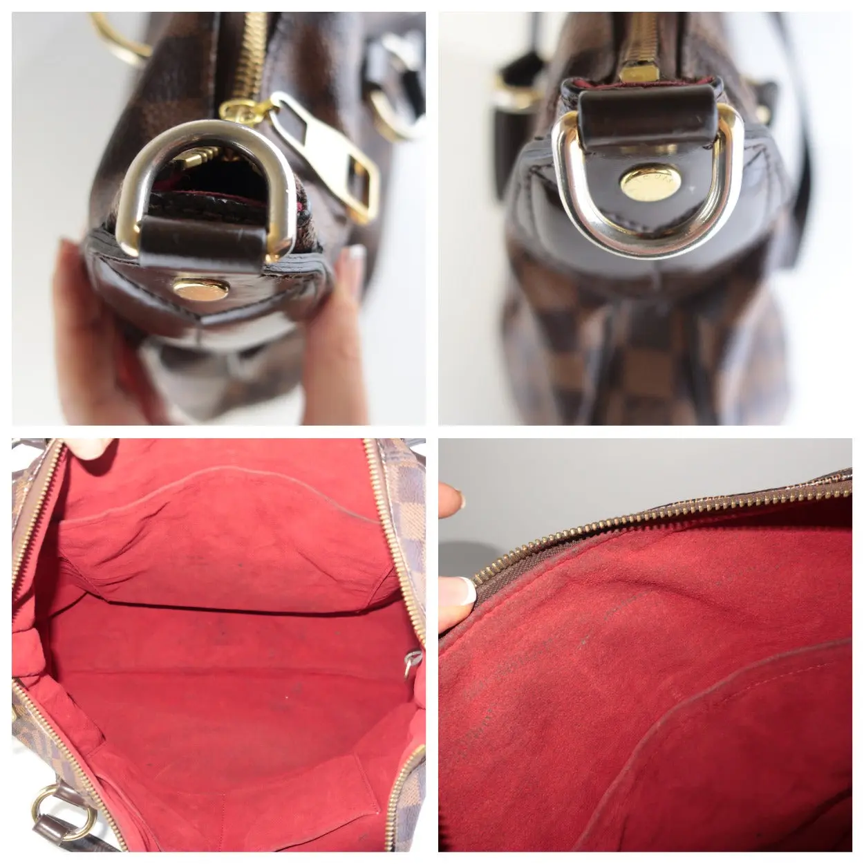 Louis Vuitton Damier Ebene Evora GM Shoulder Bag - Image 8