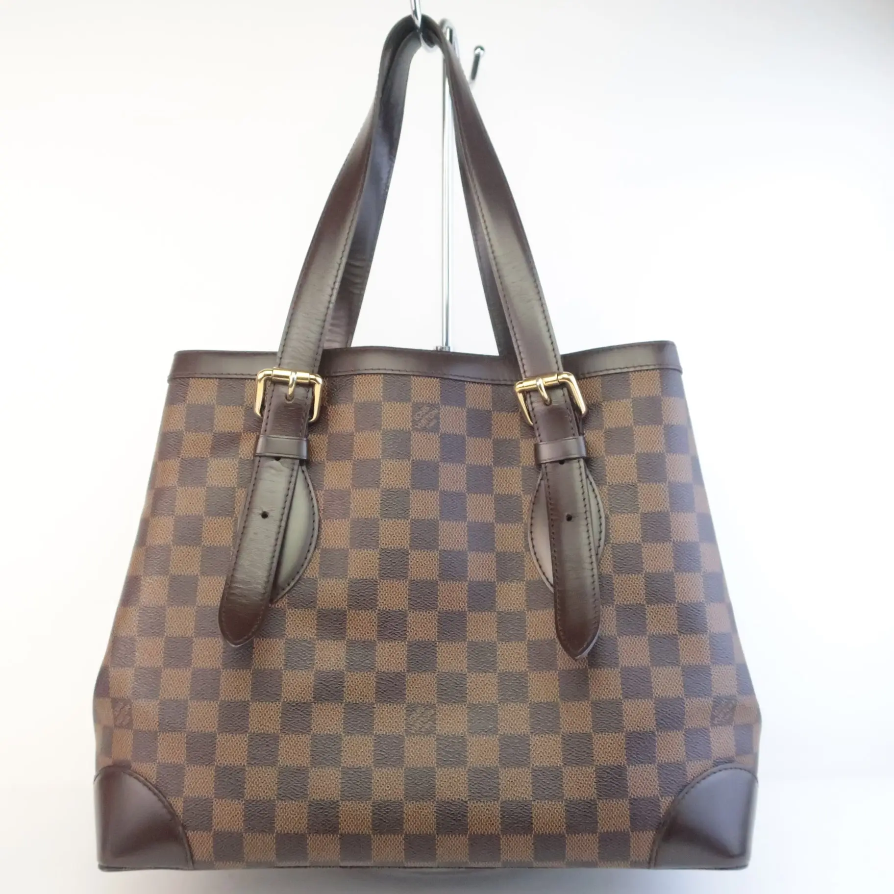 Louis Vuitton Damier Ebene Hampstead MM Shoulder bag (521) - Image 4