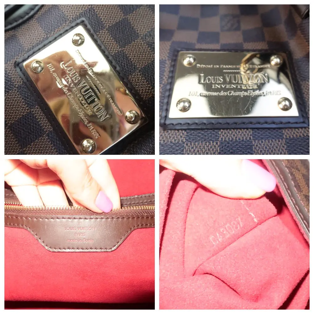 Louis Vuitton Damier Ebene Hampstead MM Shoulder bag (521) - Image 7