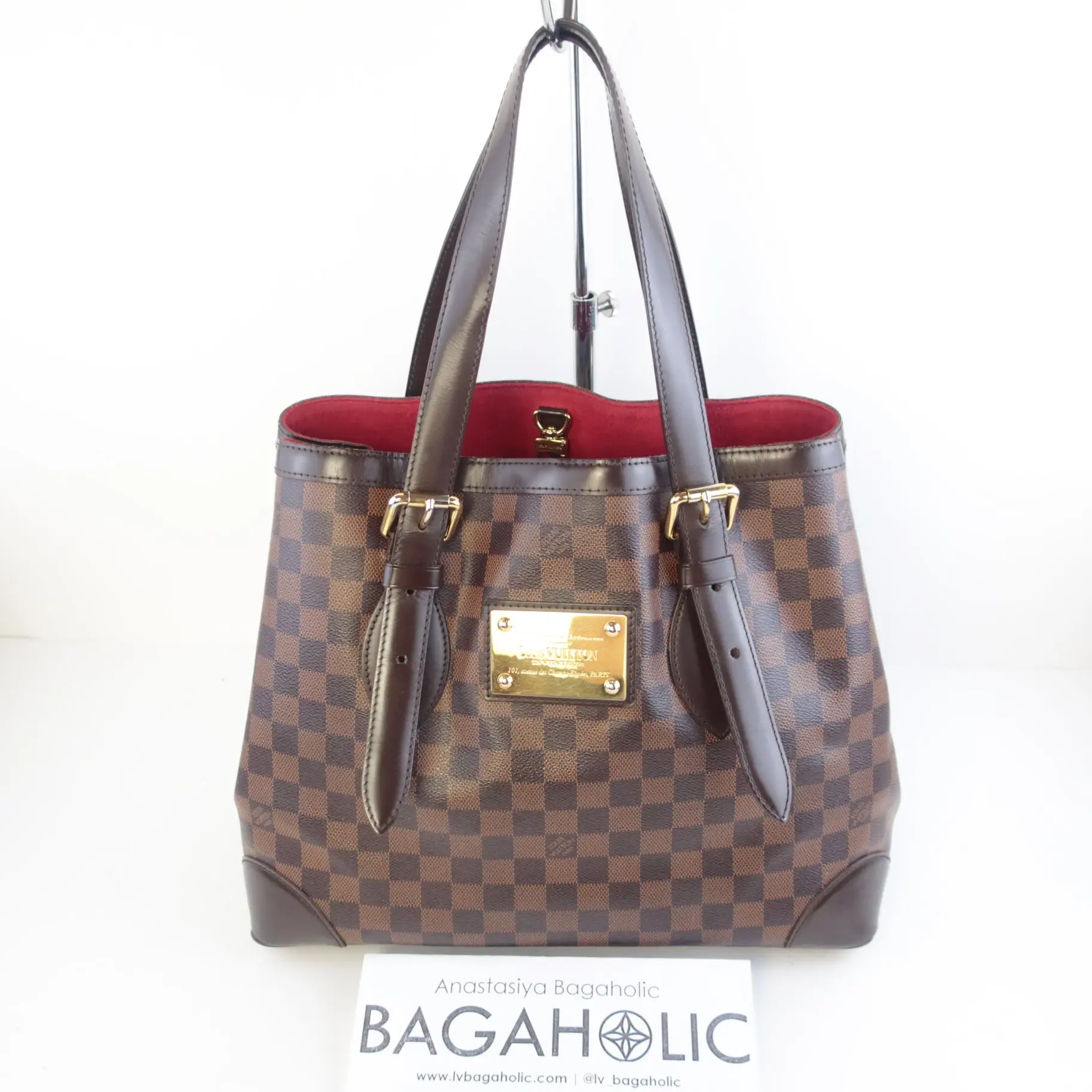 Louis Vuitton Damier Ebene Hampstead MM Shoulder bag (617) - Image 3