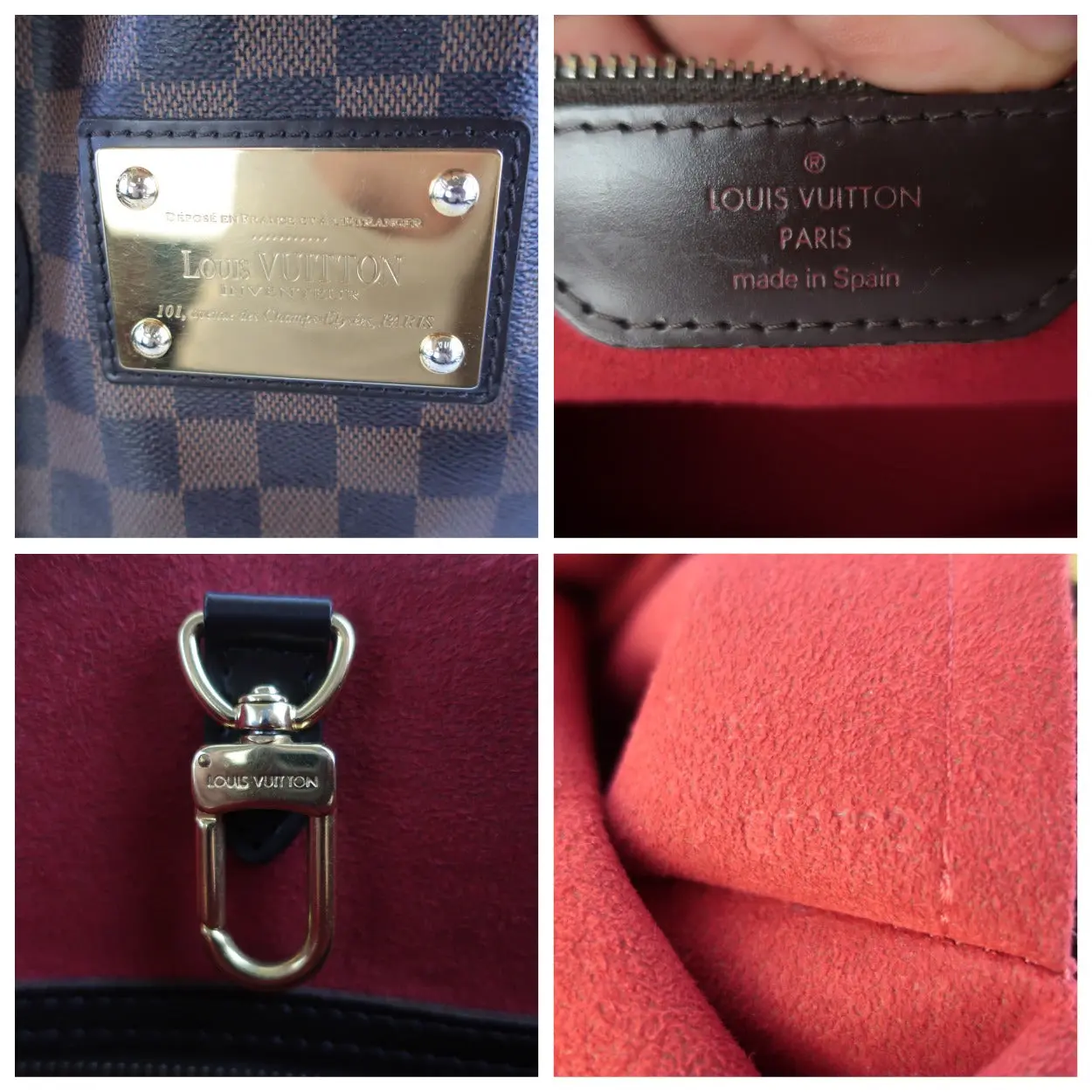 Louis Vuitton Damier Ebene Hampstead MM Shoulder bag (617) - Image 7