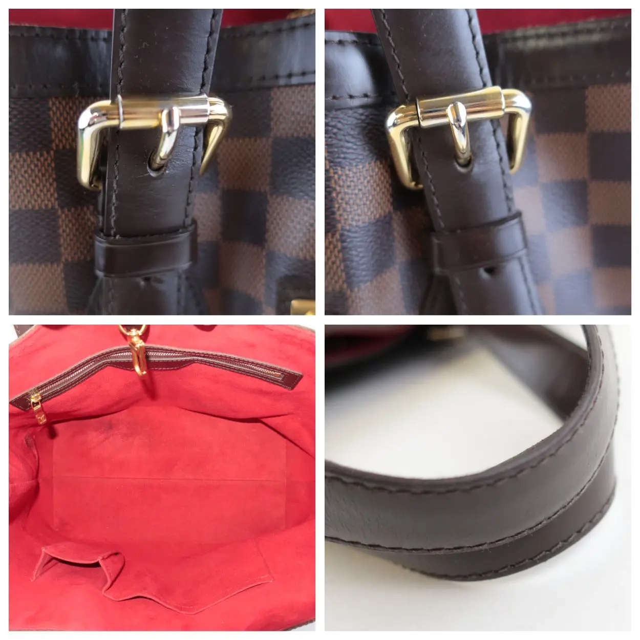 Louis Vuitton Damier Ebene Hampstead MM Shoulder bag (617) - Image 9