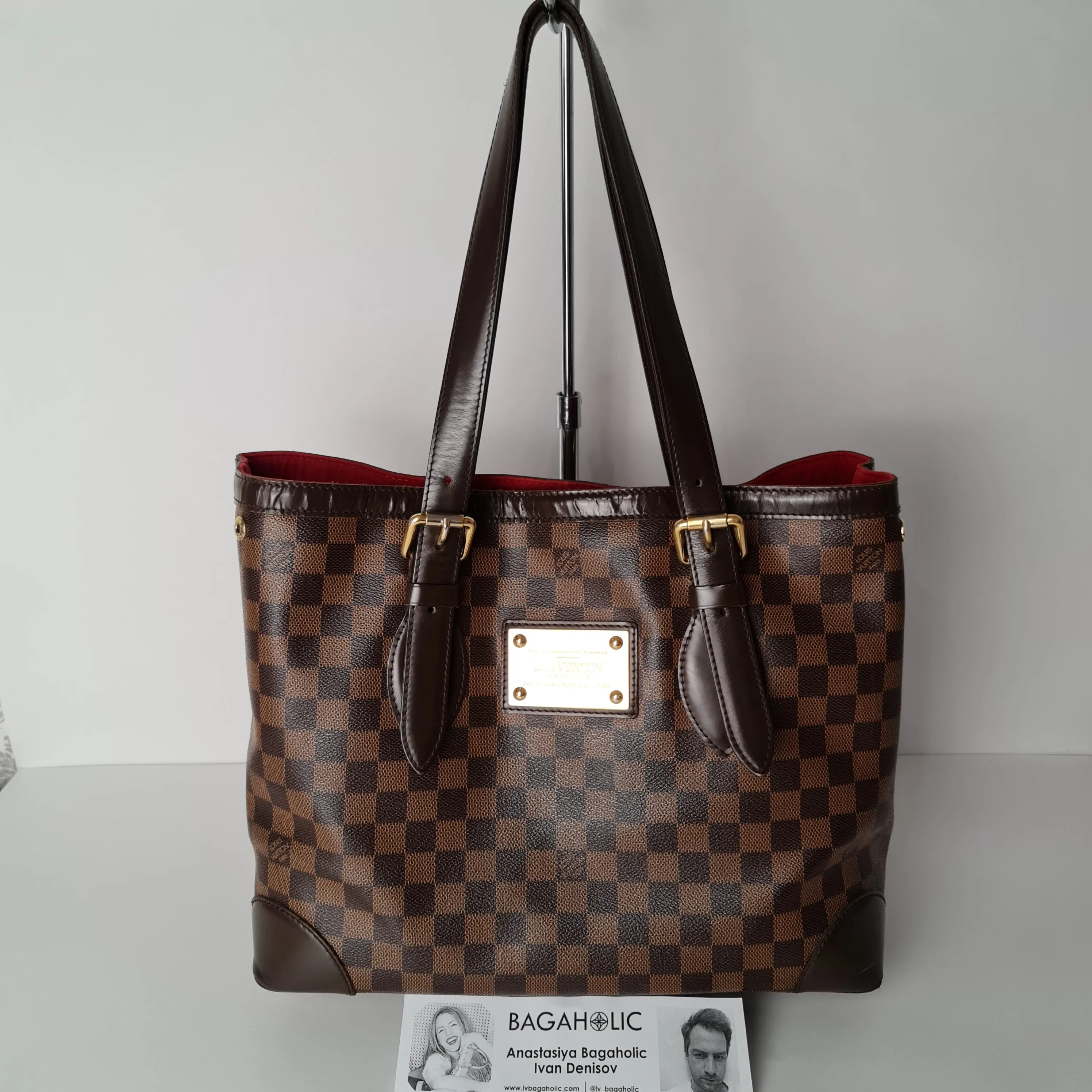 Louis Vuitton Damier Ebene Hampstead MM Shoulder bag (757) - Image 3