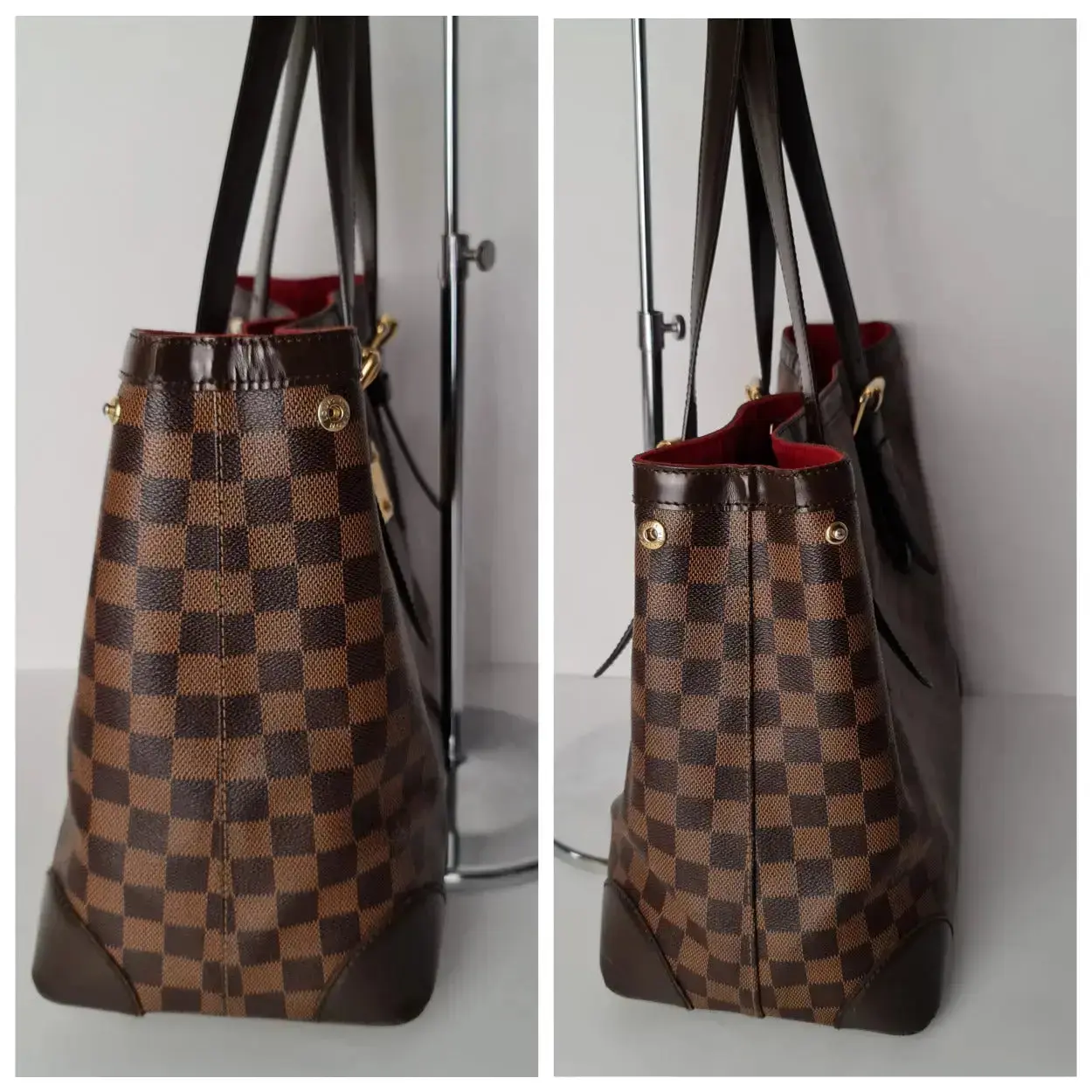 Louis Vuitton Damier Ebene Hampstead MM Shoulder bag (757) - Image 4