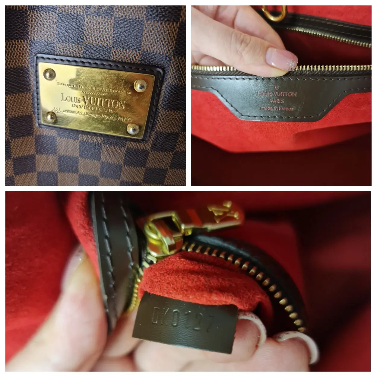 Louis Vuitton Damier Ebene Hampstead MM Shoulder bag (757) - Image 9