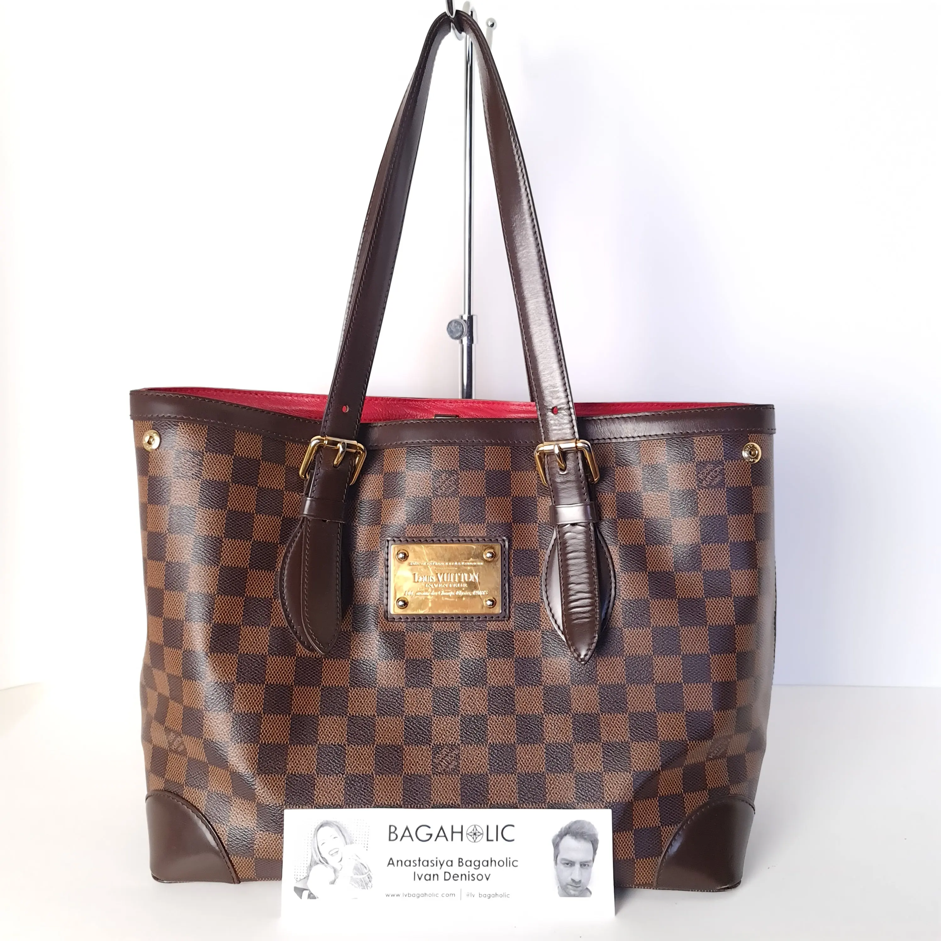 Louis Vuitton Damier Ebene Hampstead MM Shoulder bag (758) - Image 3