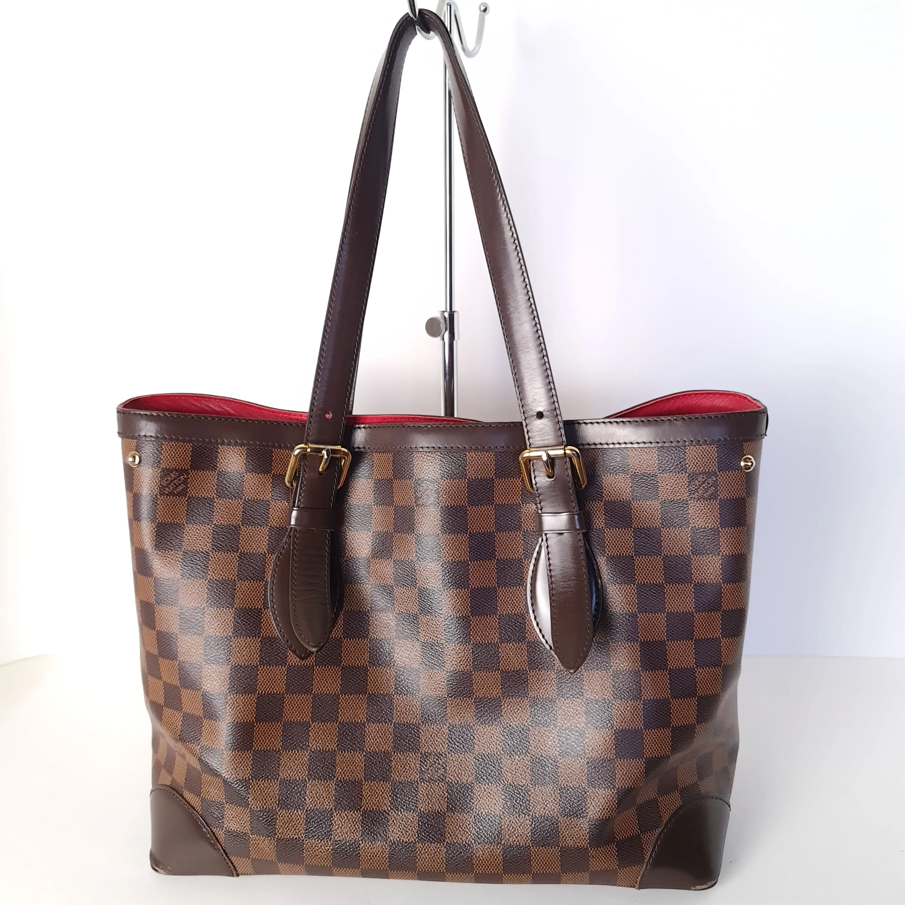 Louis Vuitton Damier Ebene Hampstead MM Shoulder bag (758) - Image 4
