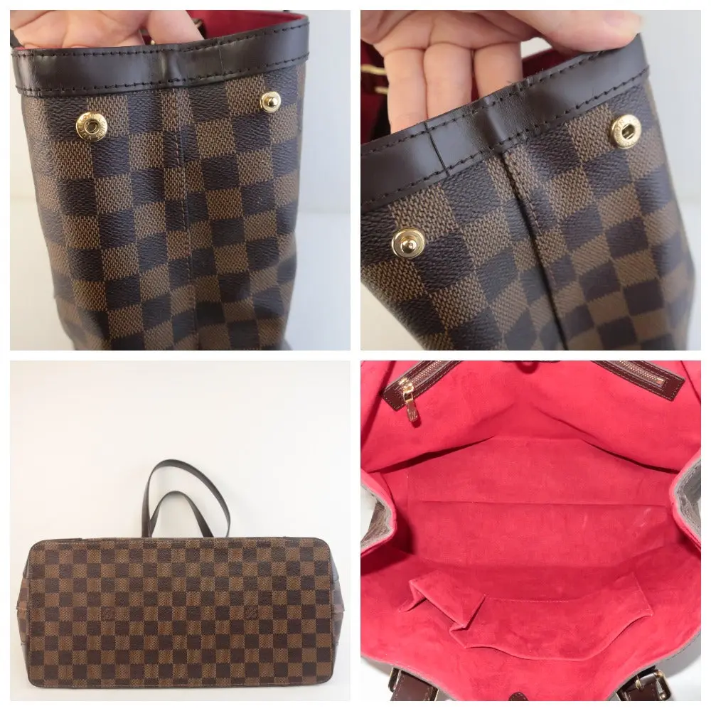 Louis Vuitton Damier Ebene Hampstead MM Shoulder bag - Image 8