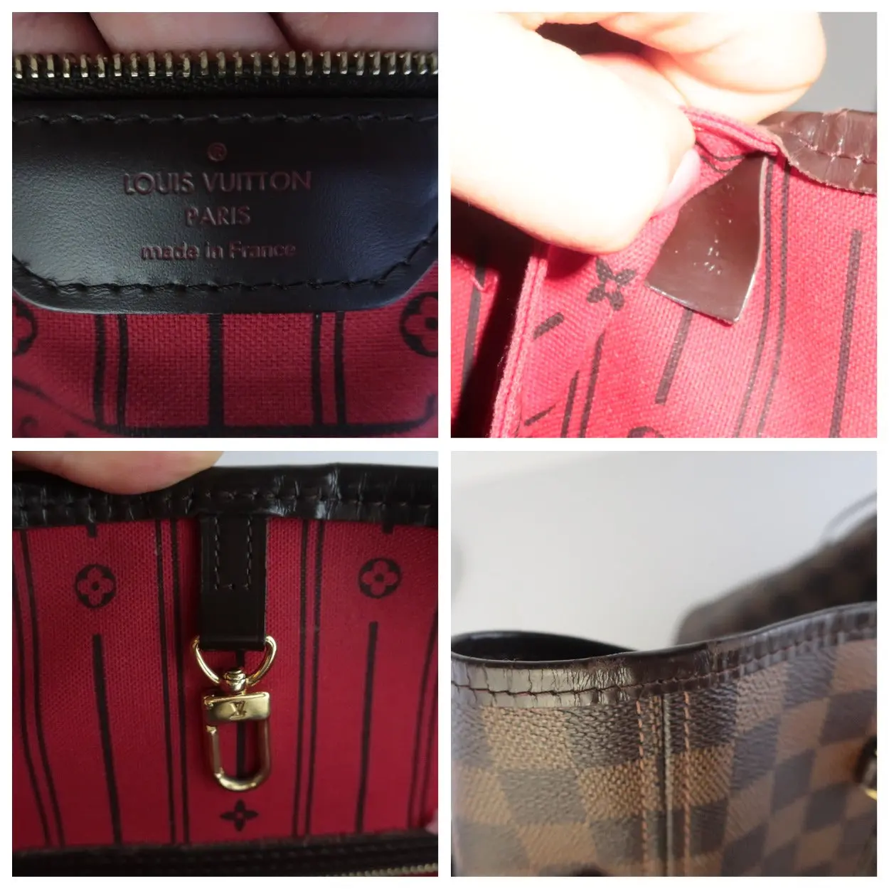 Louis Vuitton Damier Ebene Neverfull MM Shoulder bag - Image 8