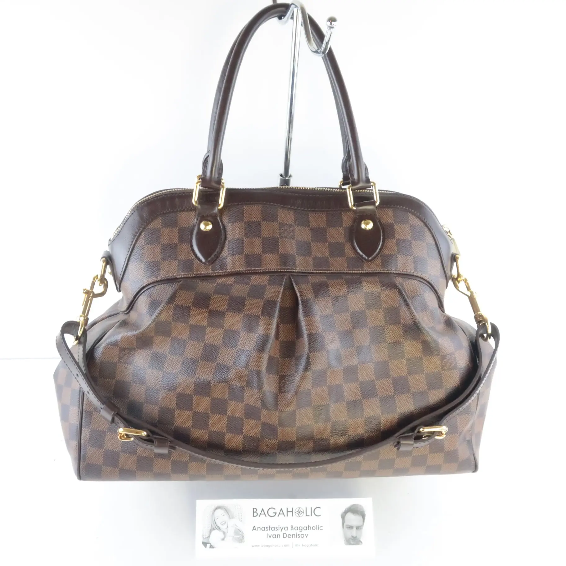 Louis Vuitton Damier Ebene Trevi GM Shoulder Bag - Image 3