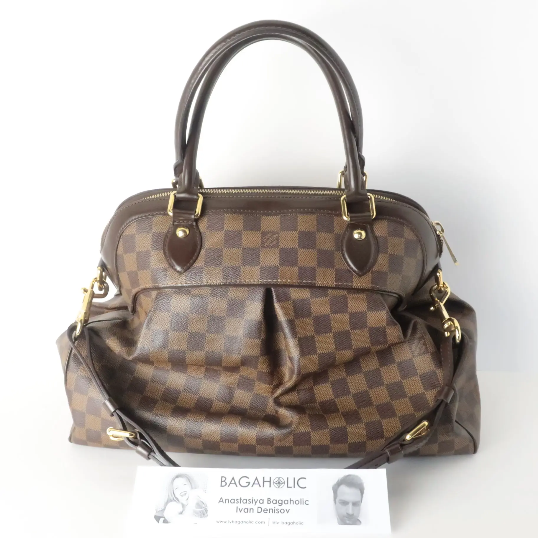 Louis Vuitton Damier Ebene Trevi GM Bag - Image 3