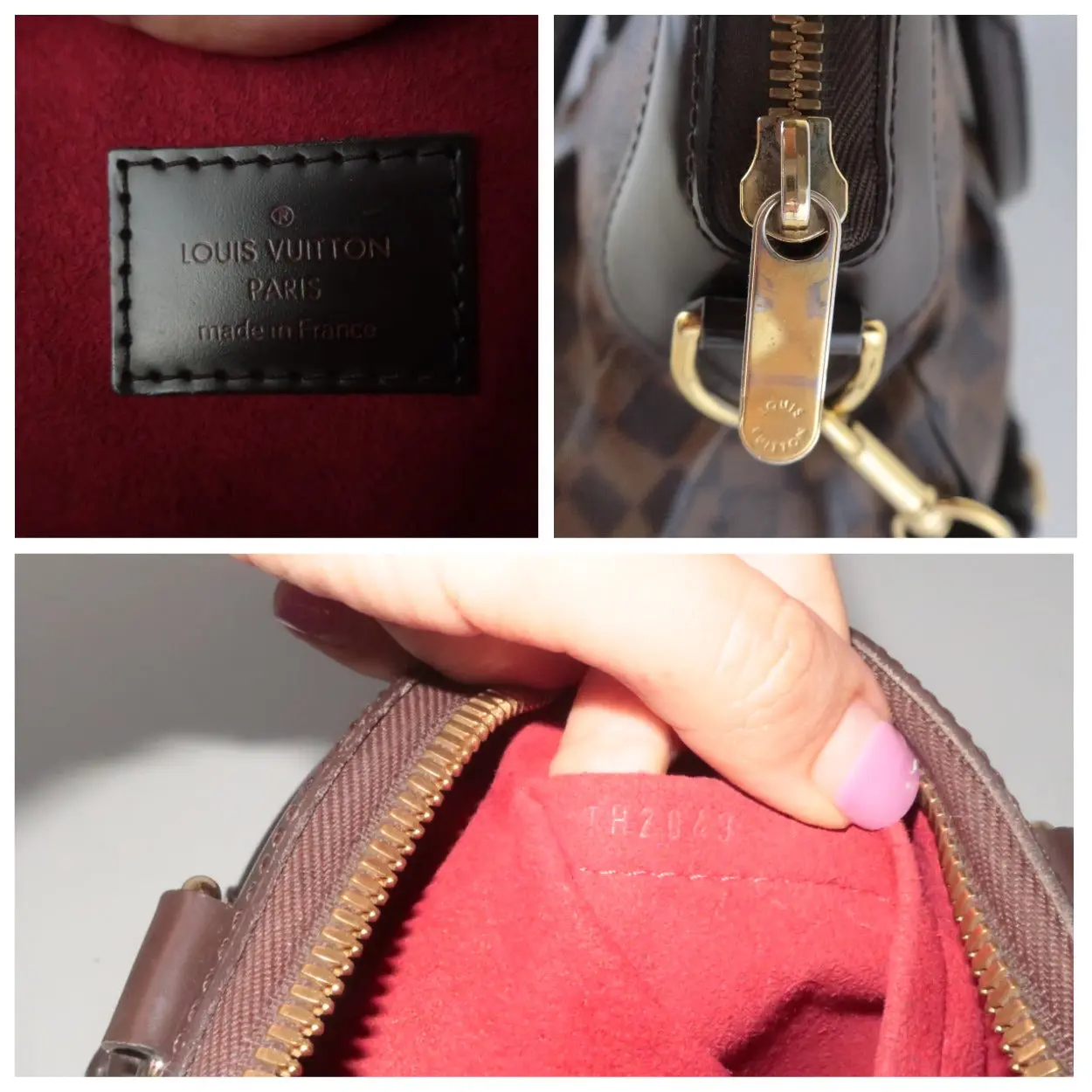 Louis Vuitton Damier Ebene Trevi PM Shoulder Bag - Image 12