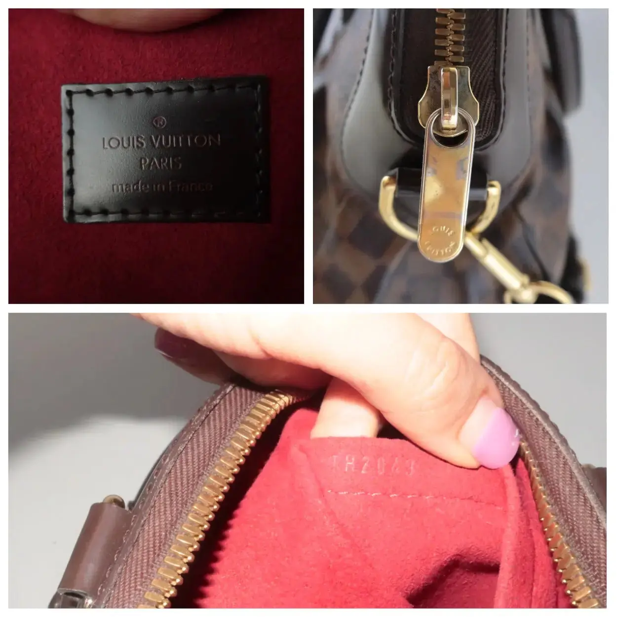 Louis Vuitton Damier Ebene Trevi PM Shoulder Bag - Image 13