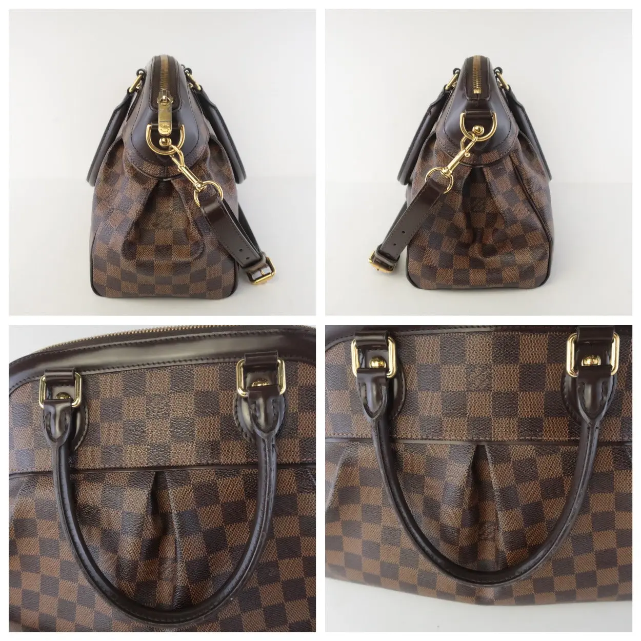 Louis Vuitton Damier Ebene Trevi PM Shoulder Bag - Image 6