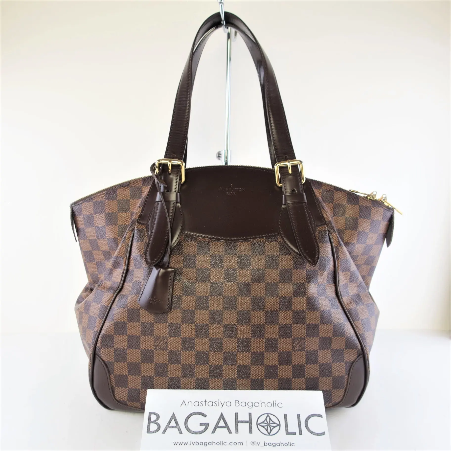 Louis Vuitton Damier Ebene Verona GM Shoulder Bag - Image 3