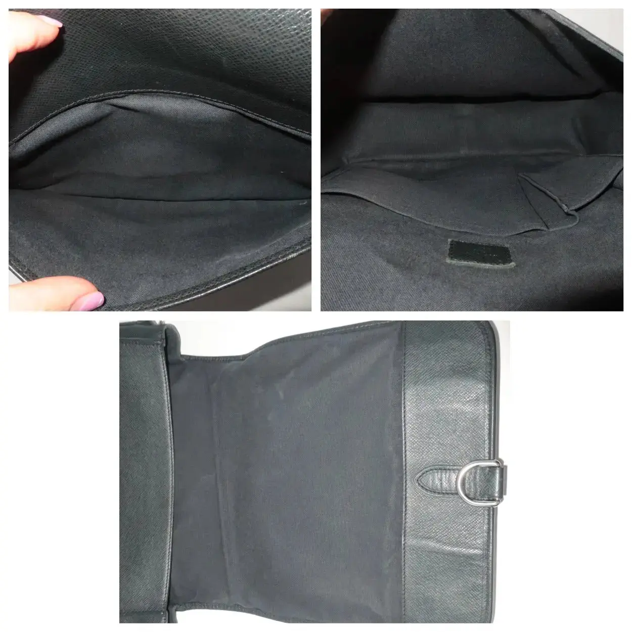 Louis Vuitton Dark Grey Taiga Andrei Messenger Bag - Image 16