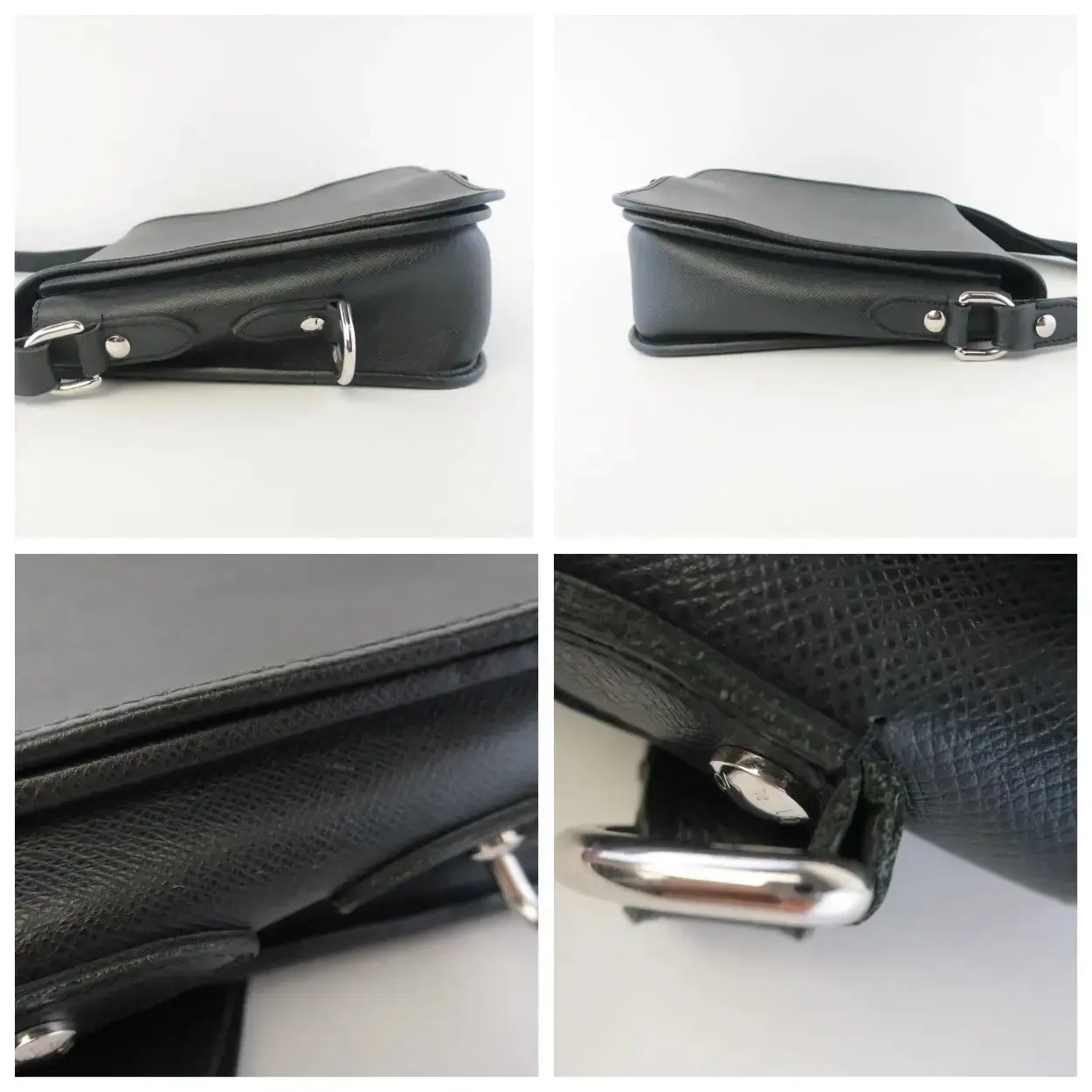 Louis Vuitton Dark Grey Taiga Andrei Messenger Bag - Image 18
