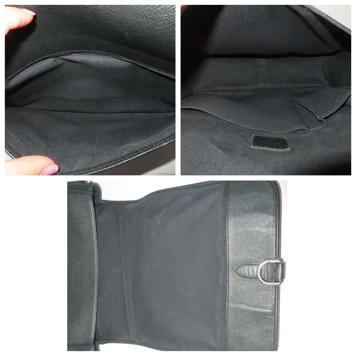 Louis Vuitton Dark Grey Taiga Andrei Messenger Bag - Image 19