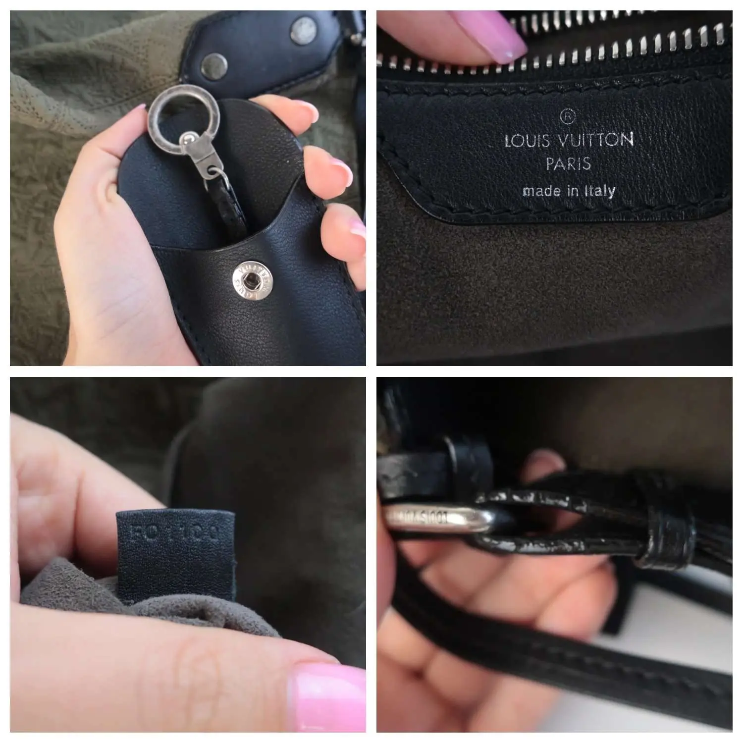 Louis Vuitton Dark Olive Monogram Antheia Leather Hobo GM Bag - Image 10